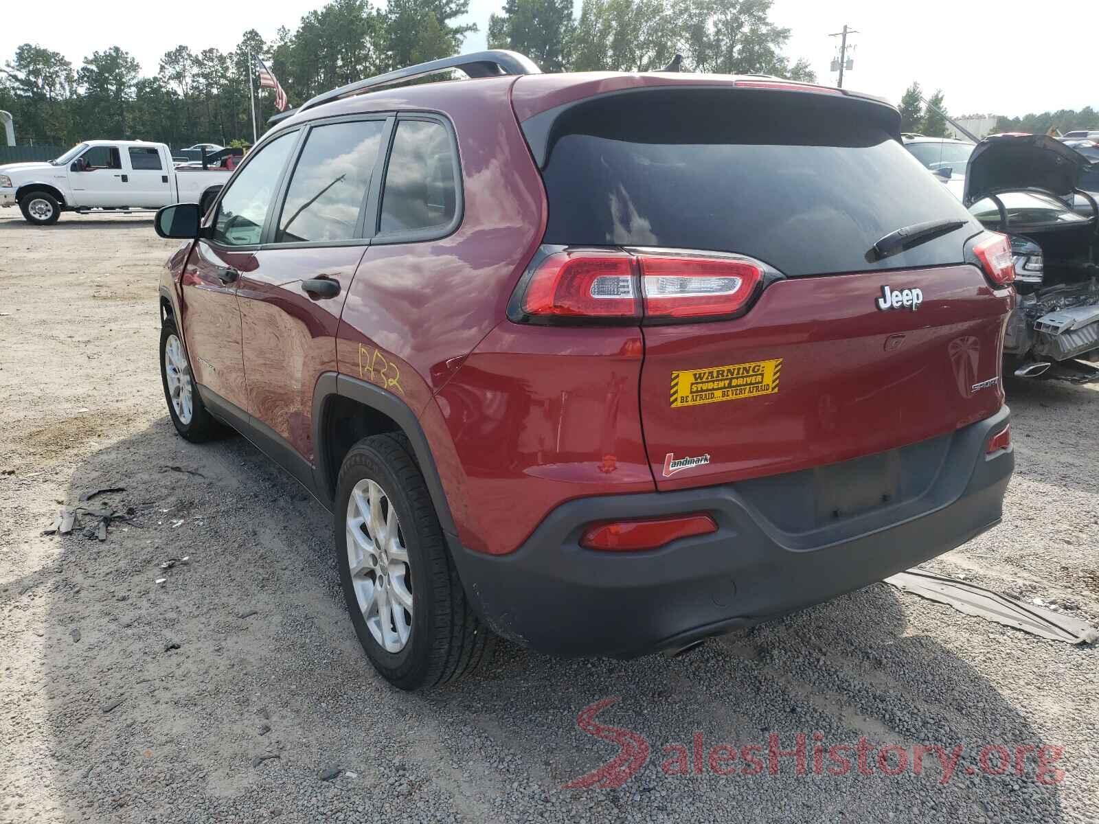 1C4PJLAB0HW591906 2017 JEEP CHEROKEE