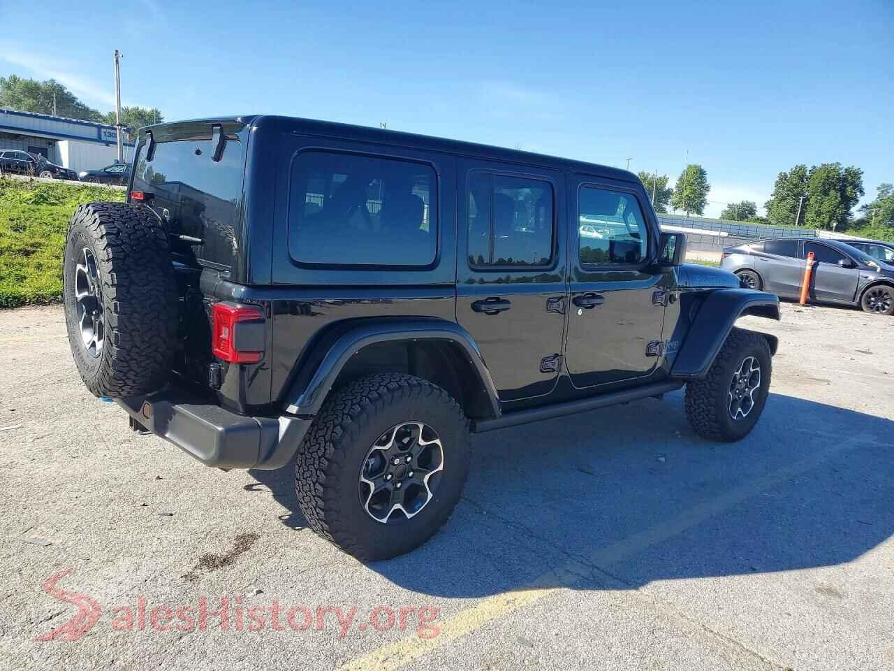 2023 JEEP WRANGLER VIN 1C4JJXR69PW566554, right side view