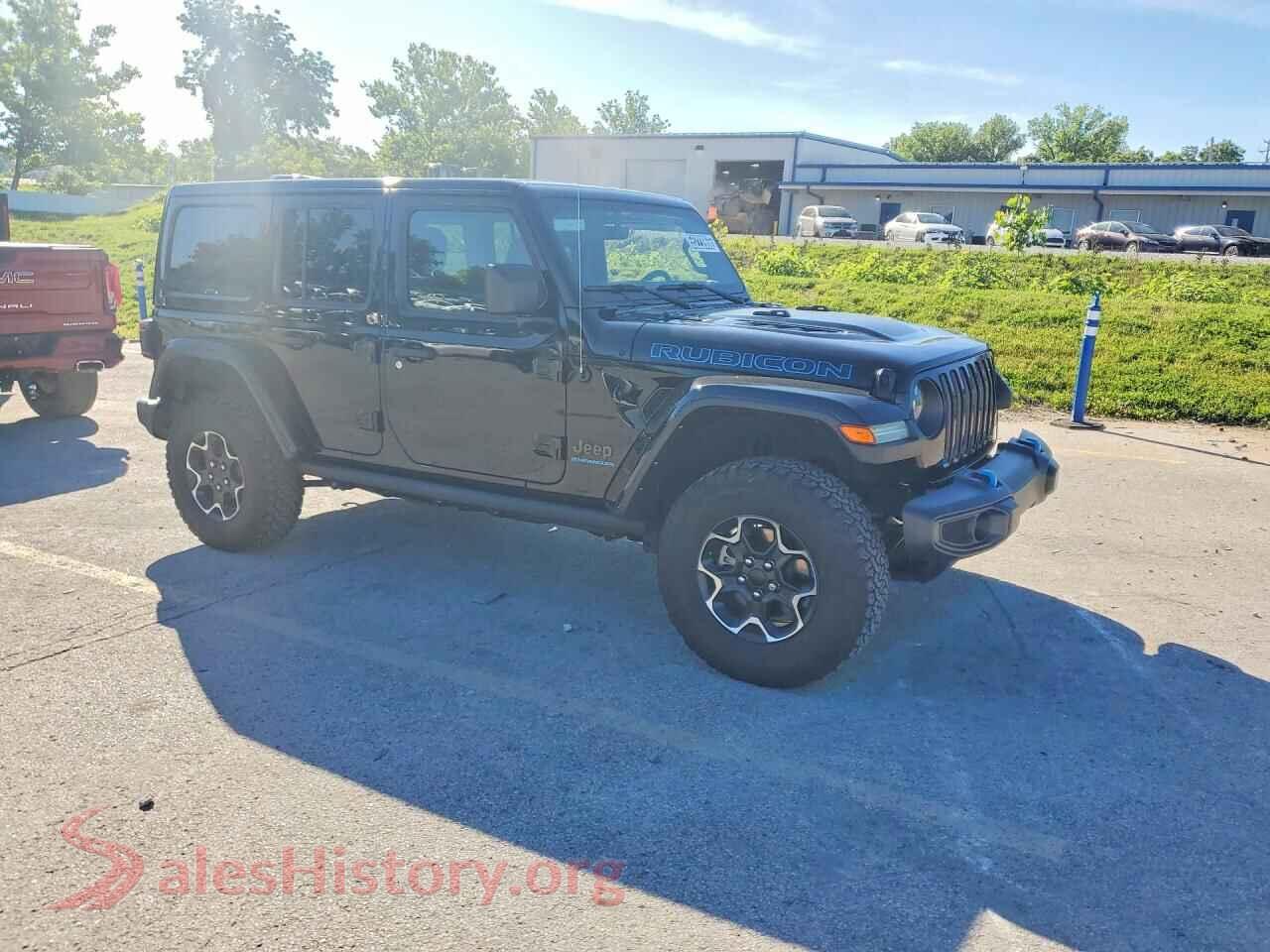 2023 JEEP WRANGLER VIN 1C4JJXR69PW566554, rear 3/4 view