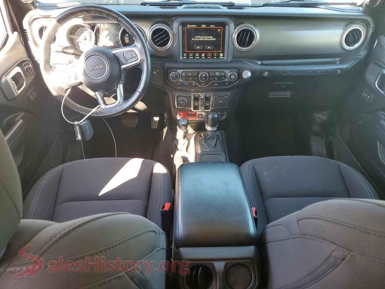 2023 JEEP WRANGLER VIN 1C4JJXR69PW566554, interior dashboard