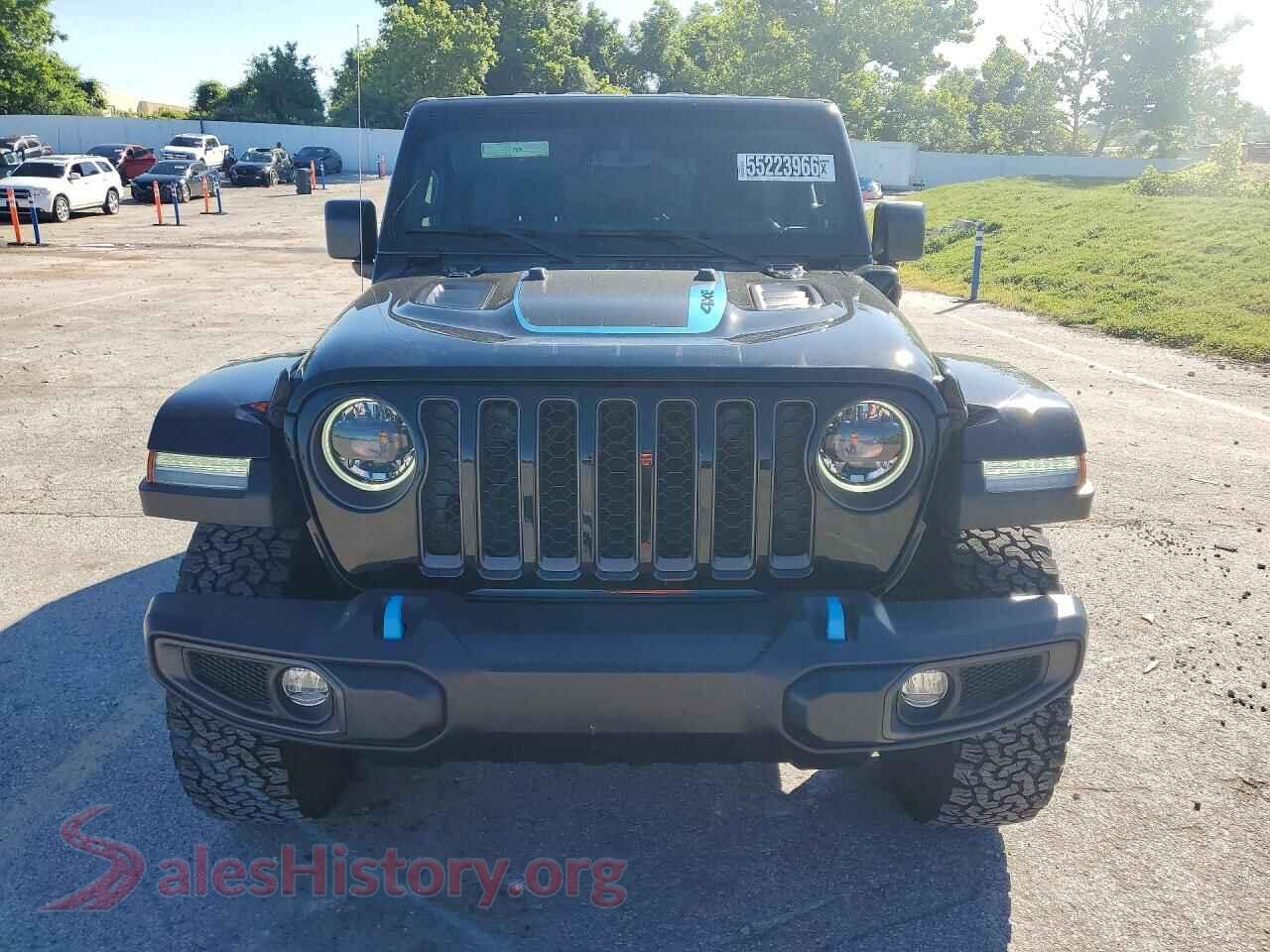 2023 JEEP WRANGLER VIN 1C4JJXR69PW566554, rear view