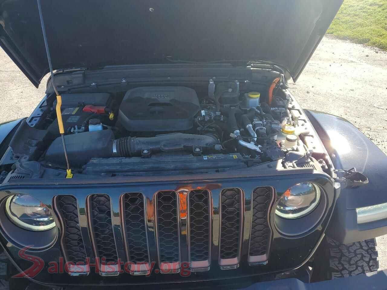 2023 JEEP WRANGLER VIN 1C4JJXR69PW566554, VIN plate