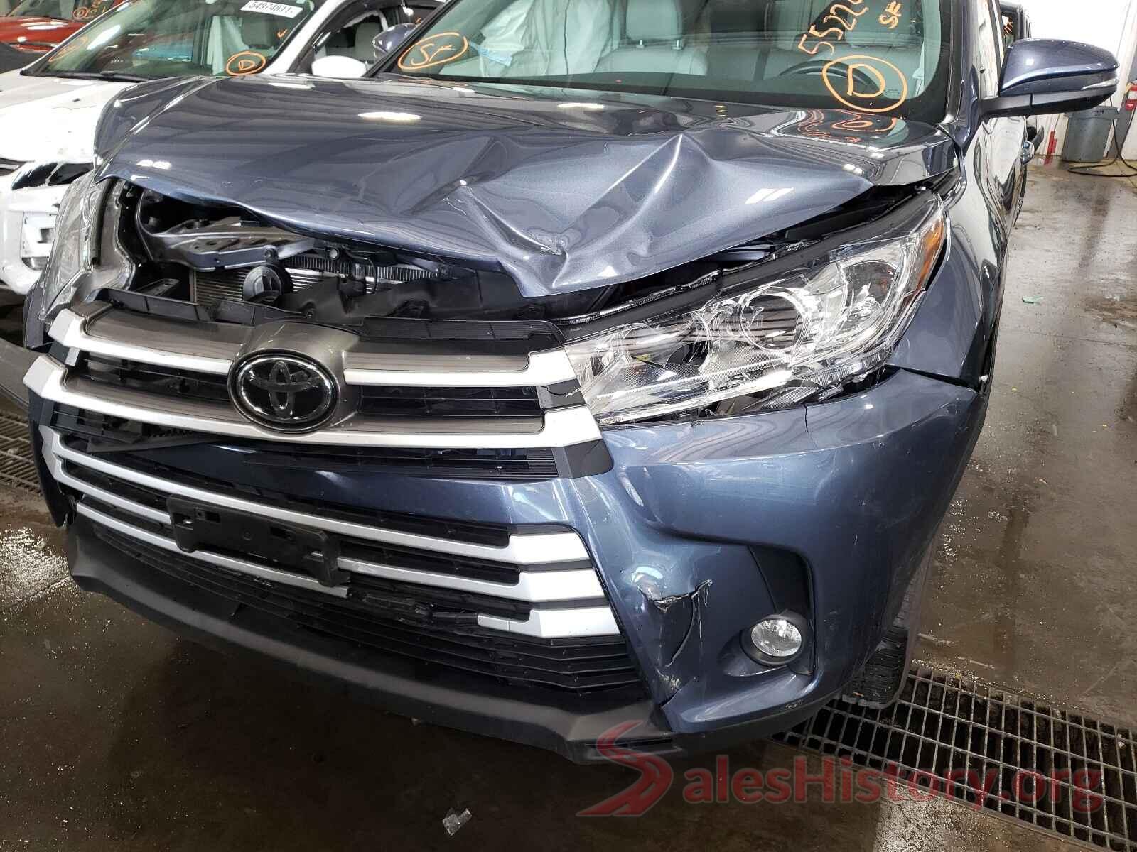 5TDJZRFHXKS702130 2019 TOYOTA HIGHLANDER