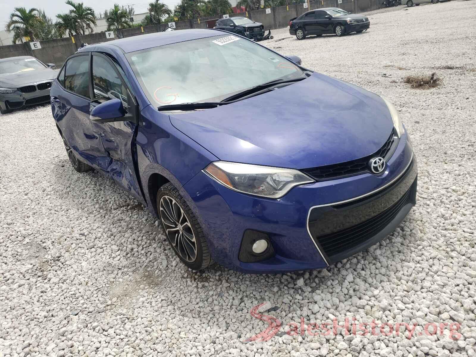 2T1BURHE8GC506466 2016 TOYOTA COROLLA