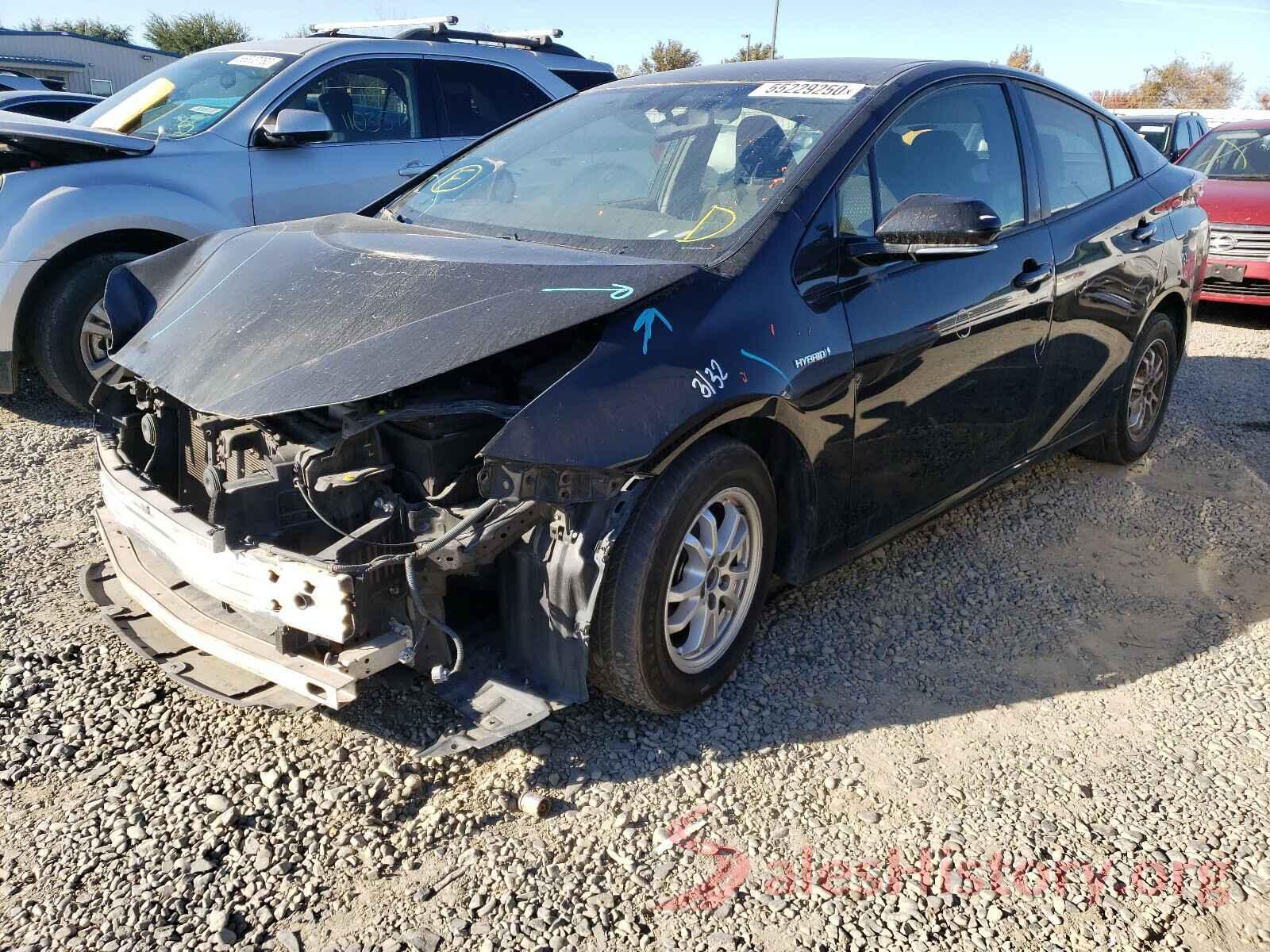 JTDKARFU8G3024169 2016 TOYOTA PRIUS