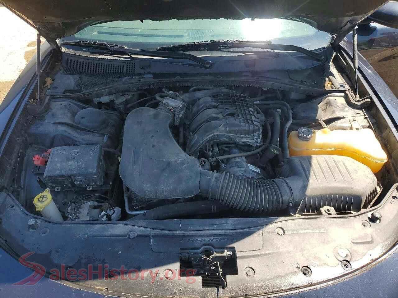 2017 DODGE CHARGER VIN 2C3CDXHG0HH654133, VIN plate