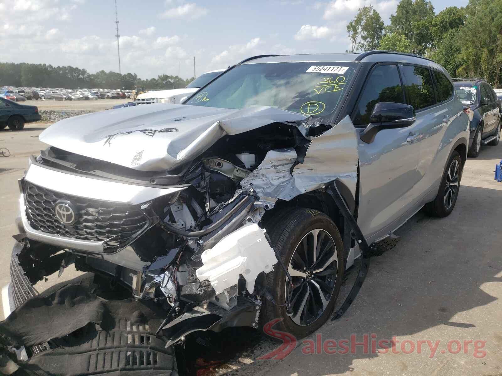 5TDLZRBH6MS105560 2021 TOYOTA HIGHLANDER