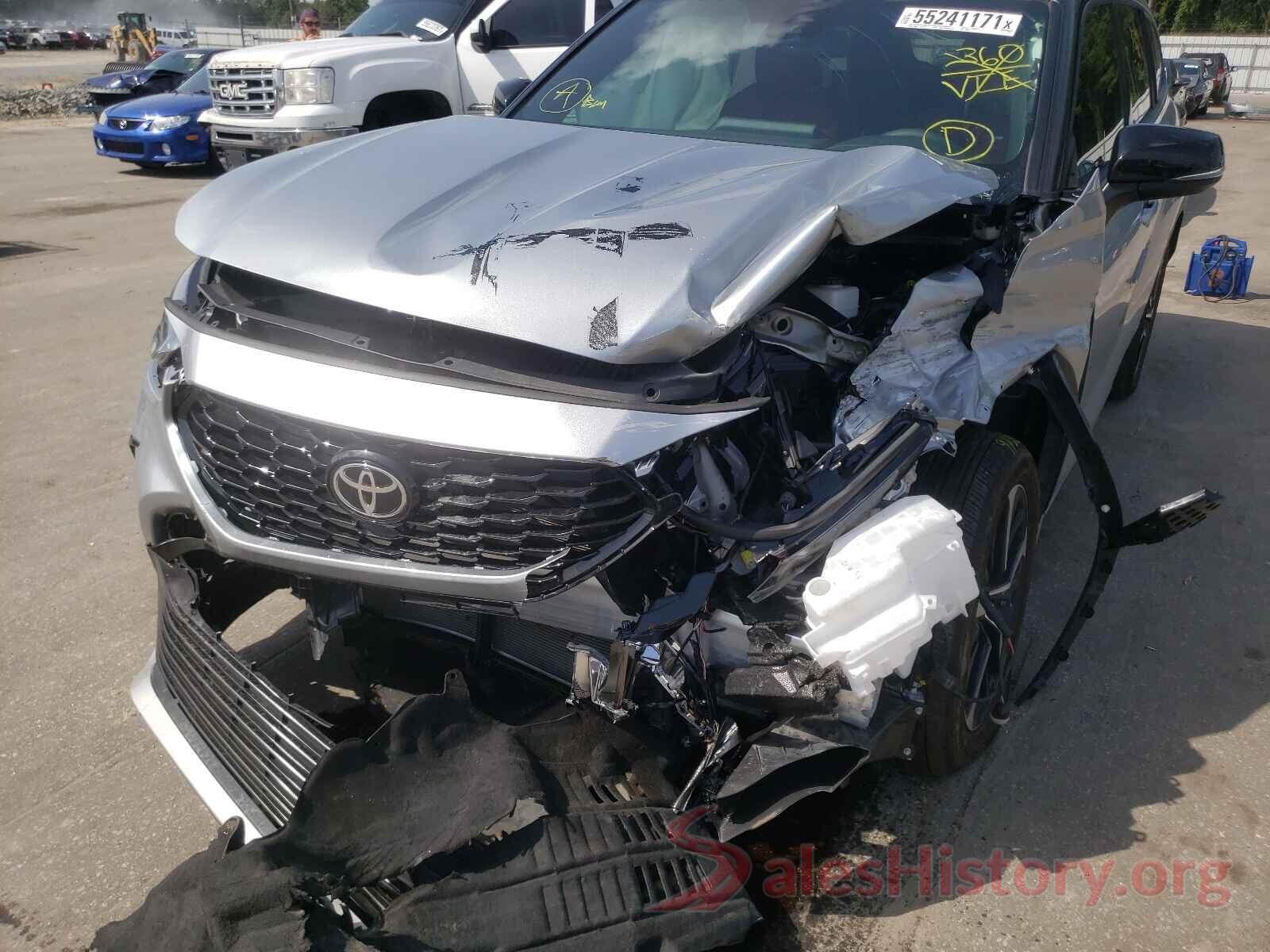 5TDLZRBH6MS105560 2021 TOYOTA HIGHLANDER