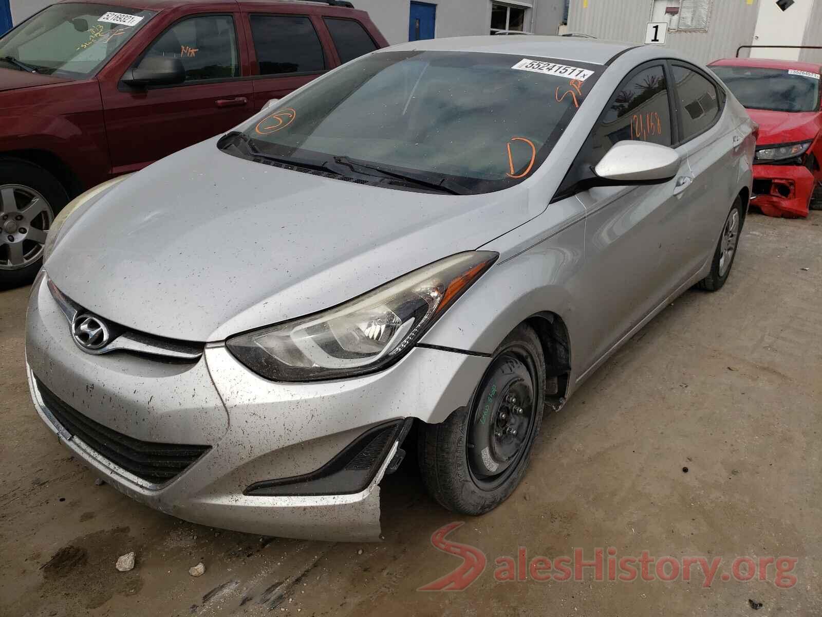 5NPDH4AE2GH765185 2016 HYUNDAI ELANTRA