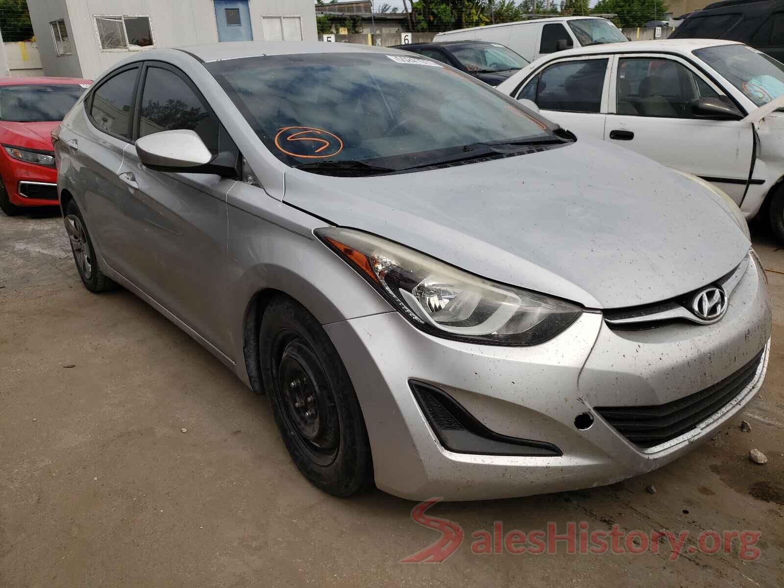 5NPDH4AE2GH765185 2016 HYUNDAI ELANTRA