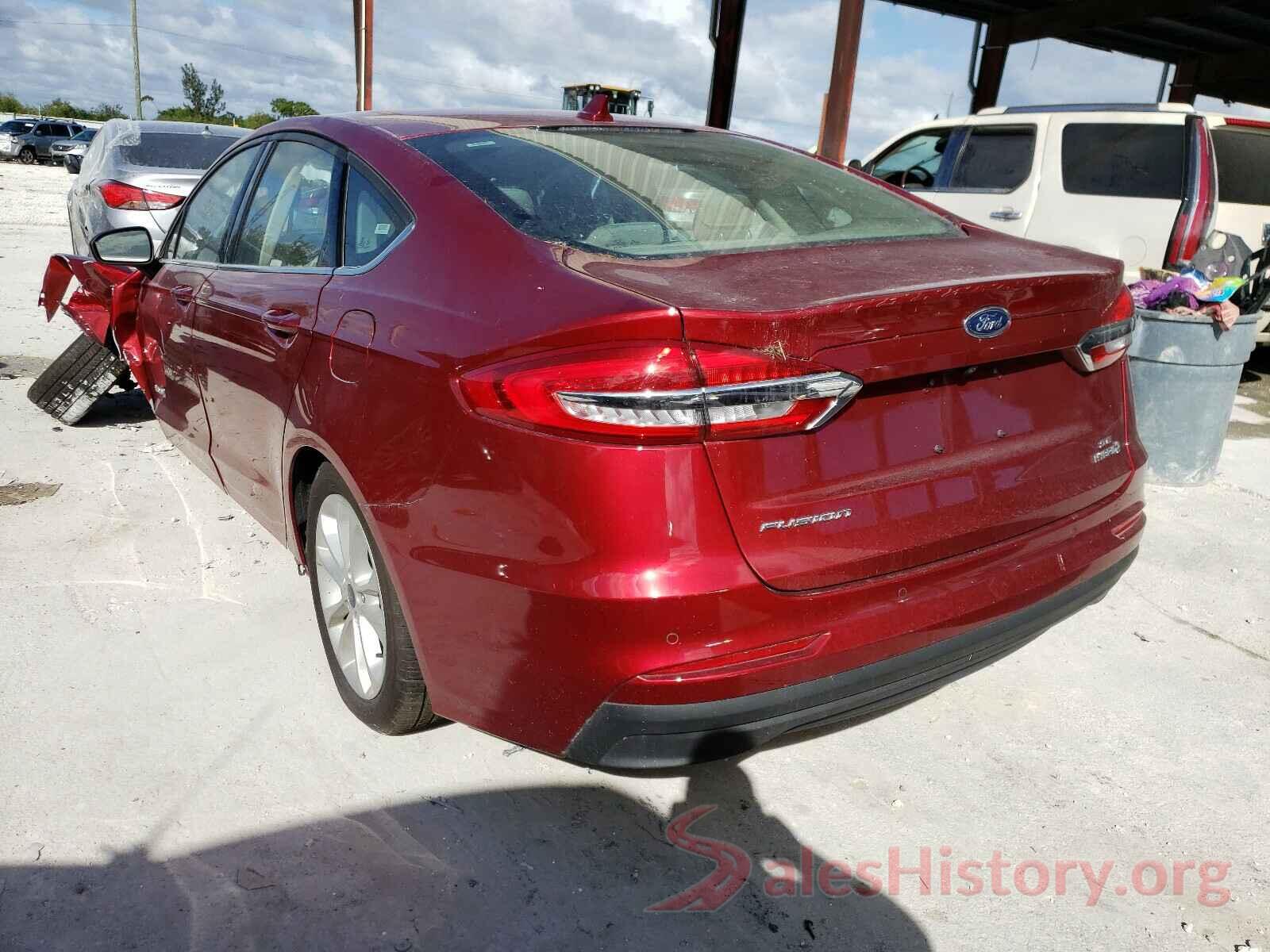 3FA6P0LU4KR206550 2019 FORD FUSION