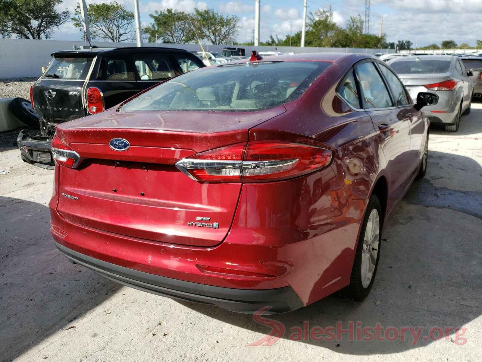 3FA6P0LU4KR206550 2019 FORD FUSION