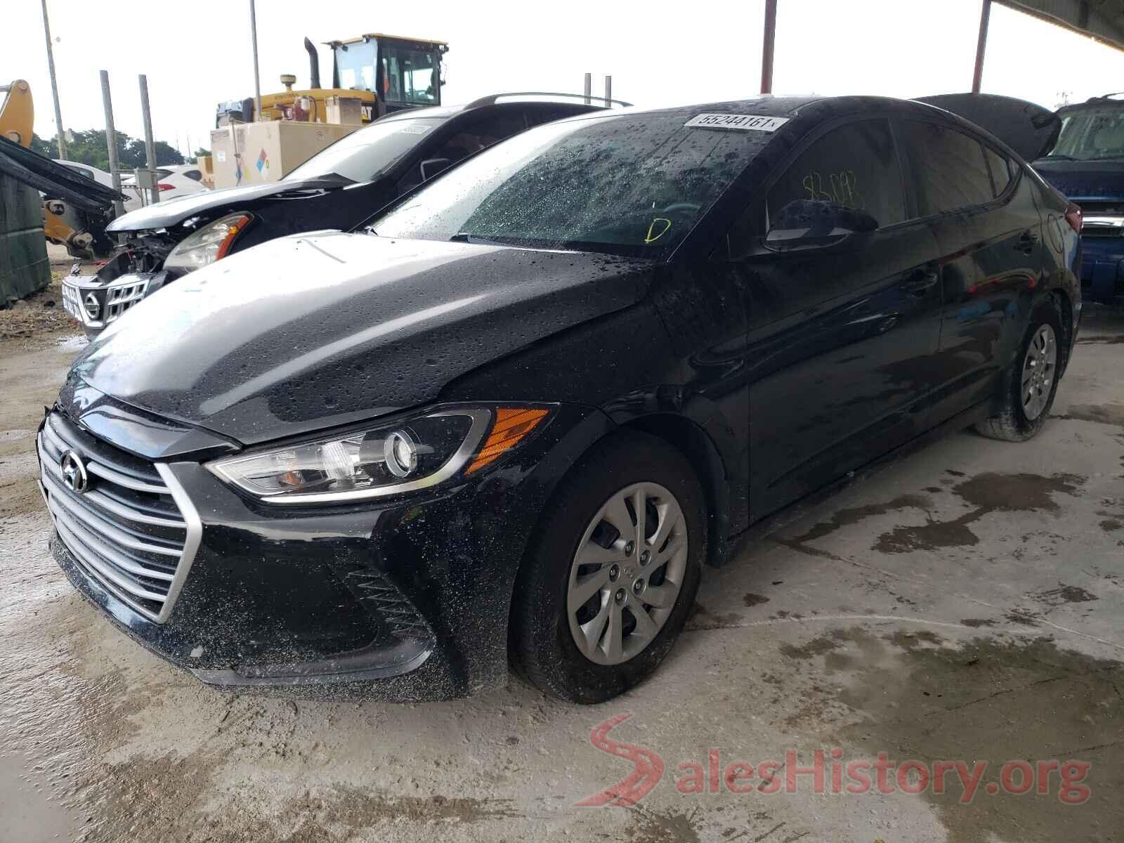 KMHD74LF6HU078156 2017 HYUNDAI ELANTRA