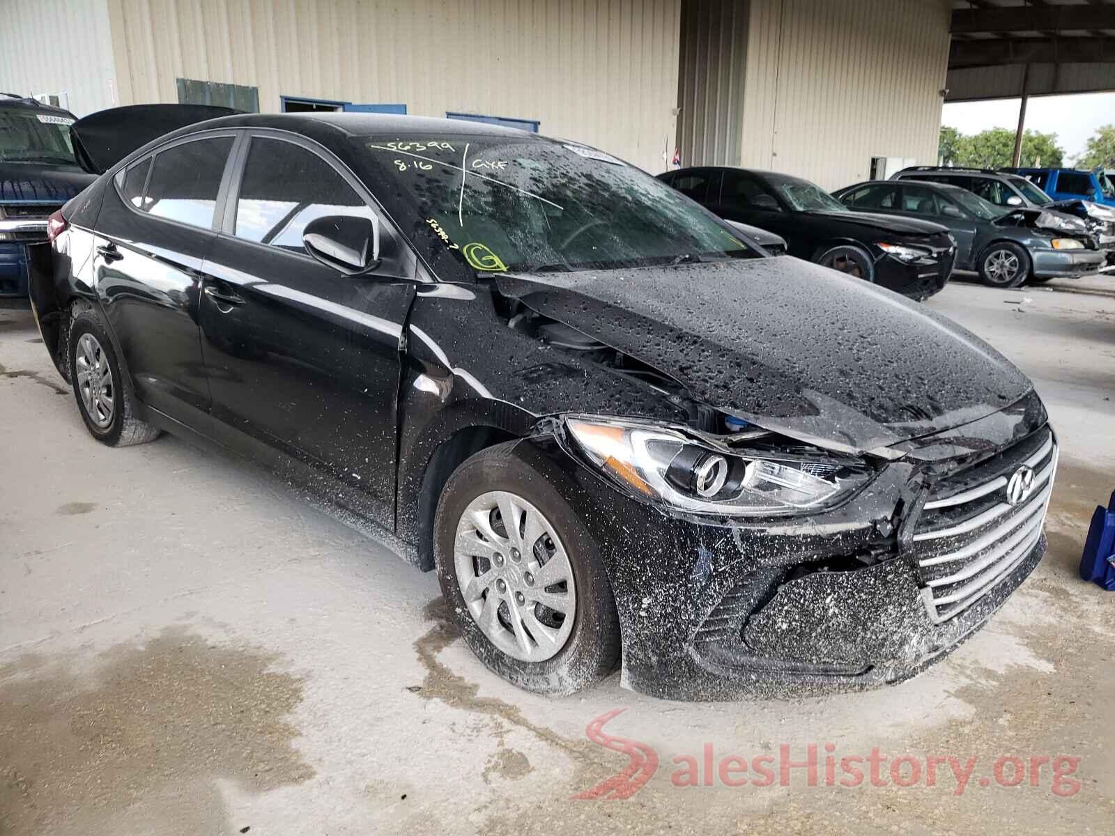 KMHD74LF6HU078156 2017 HYUNDAI ELANTRA