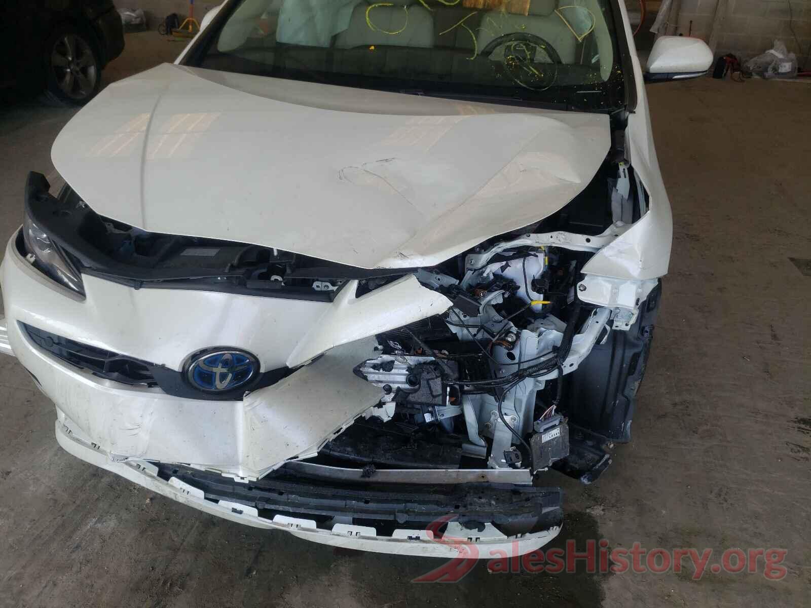 JTDKARFU3K3076155 2019 TOYOTA PRIUS