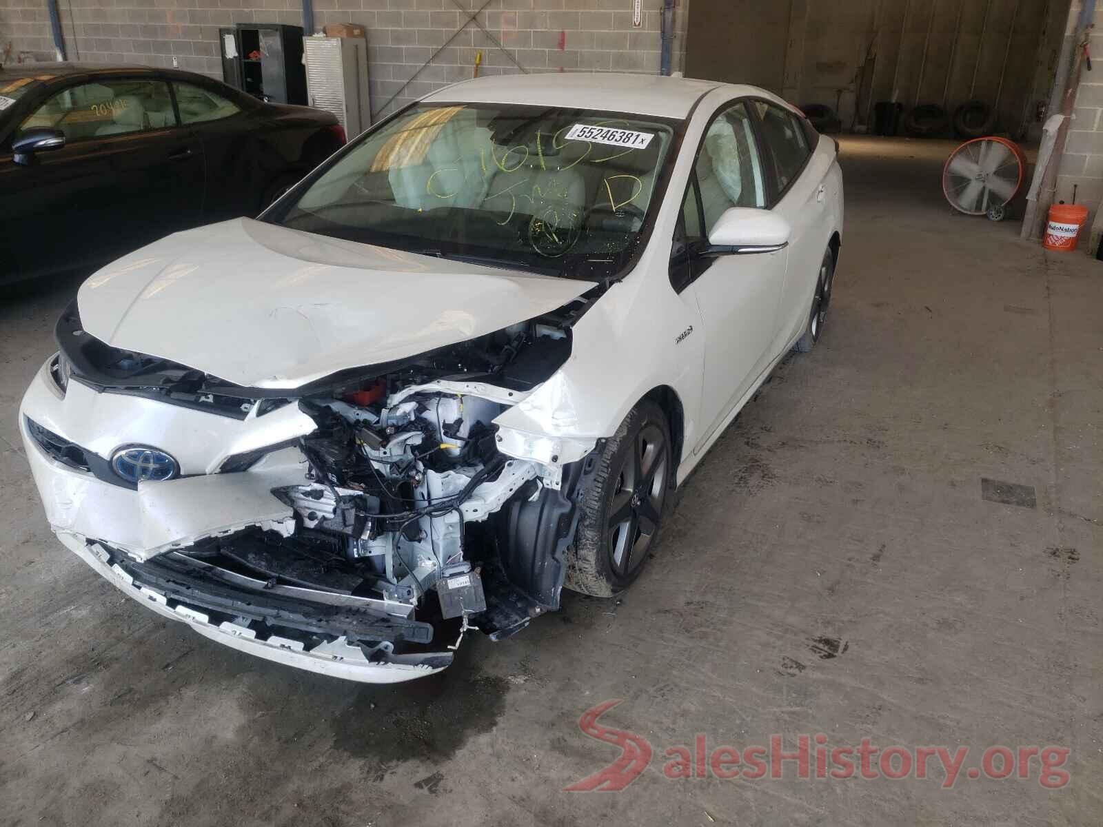 JTDKARFU3K3076155 2019 TOYOTA PRIUS