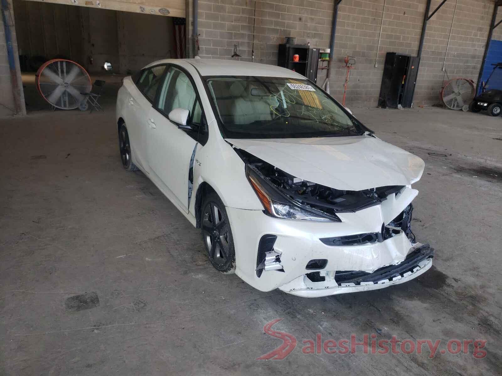 JTDKARFU3K3076155 2019 TOYOTA PRIUS