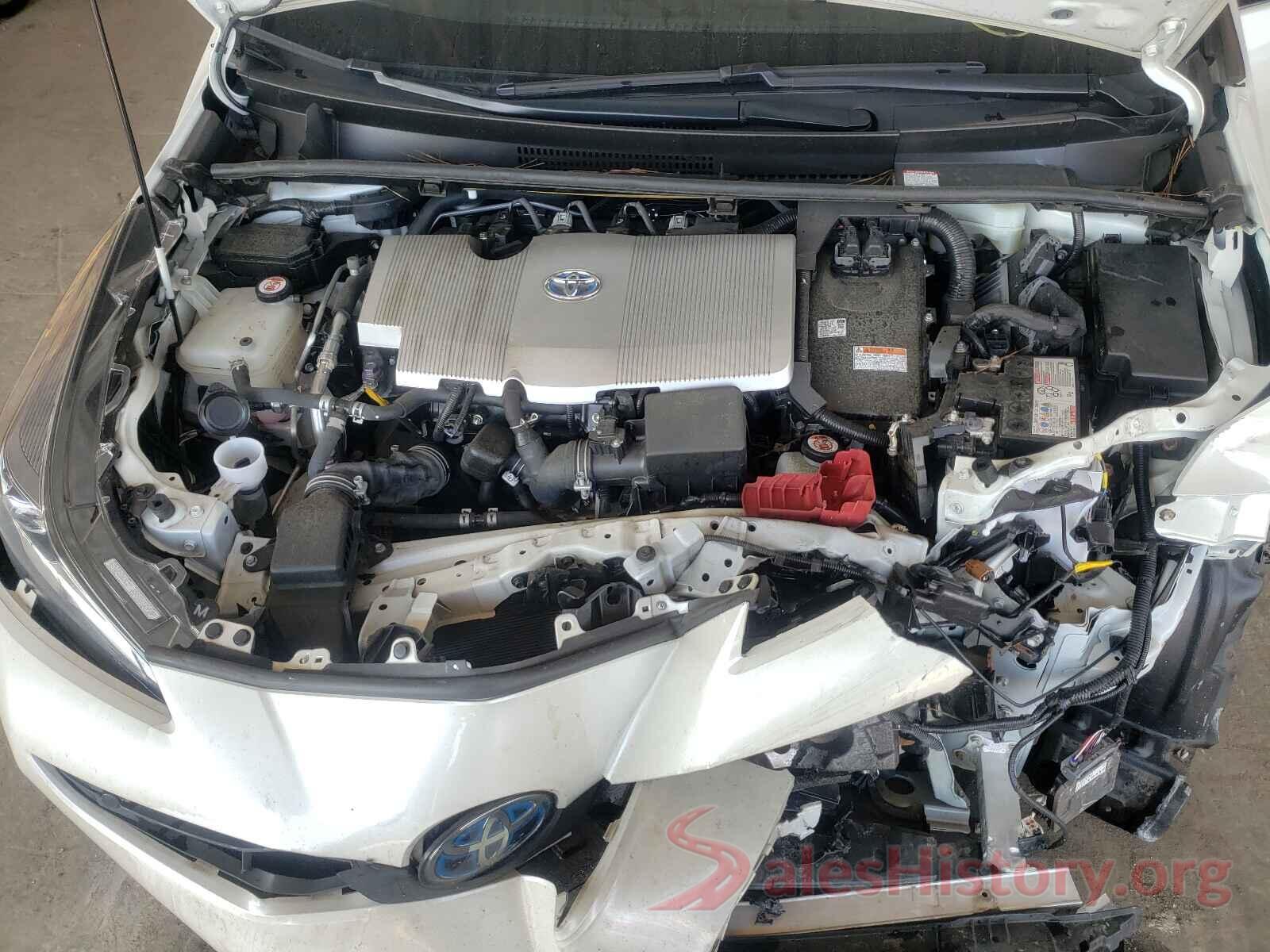 JTDKARFU3K3076155 2019 TOYOTA PRIUS