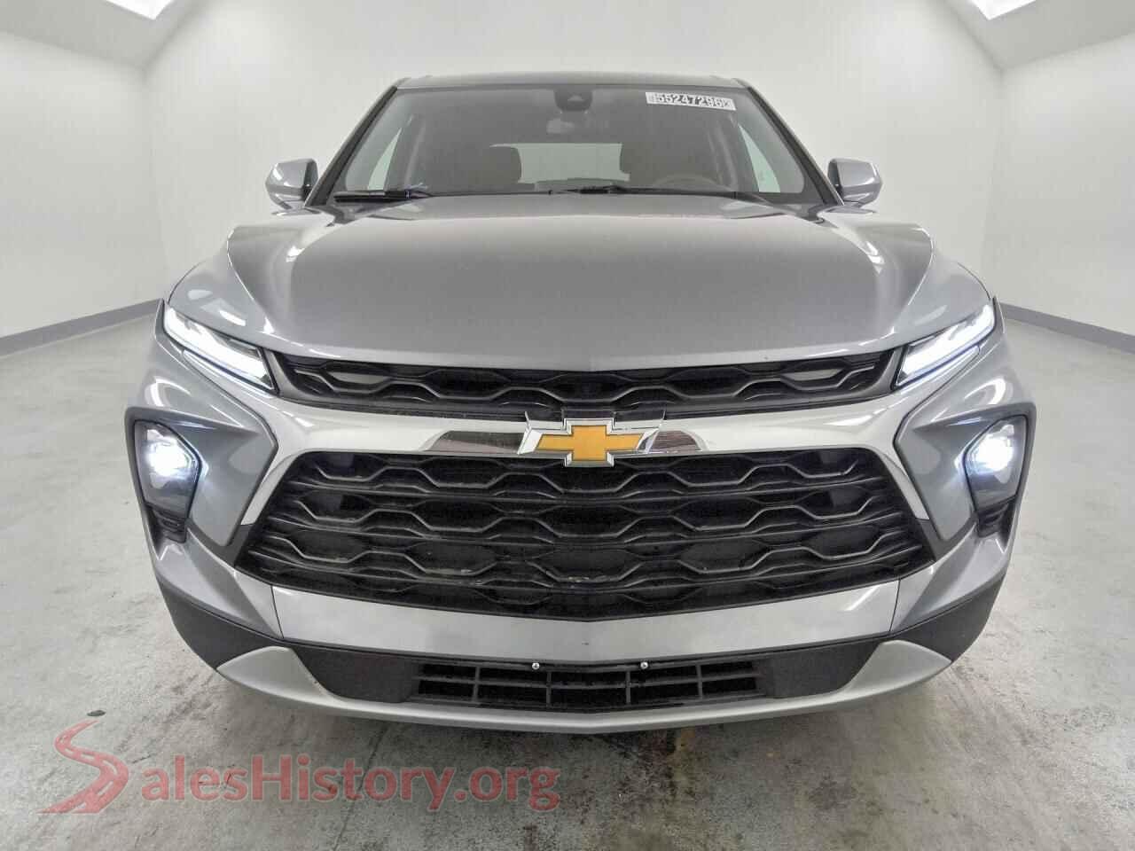 2025 CHEVROLET BLAZER VIN 3GNKBCR45SS271021, rear view