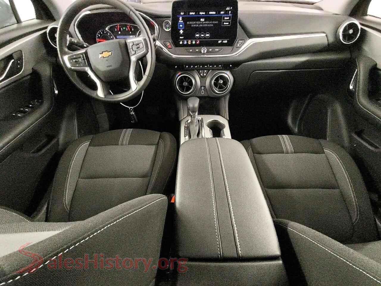 2025 CHEVROLET BLAZER VIN 3GNKBCR45SS271021, interior dashboard