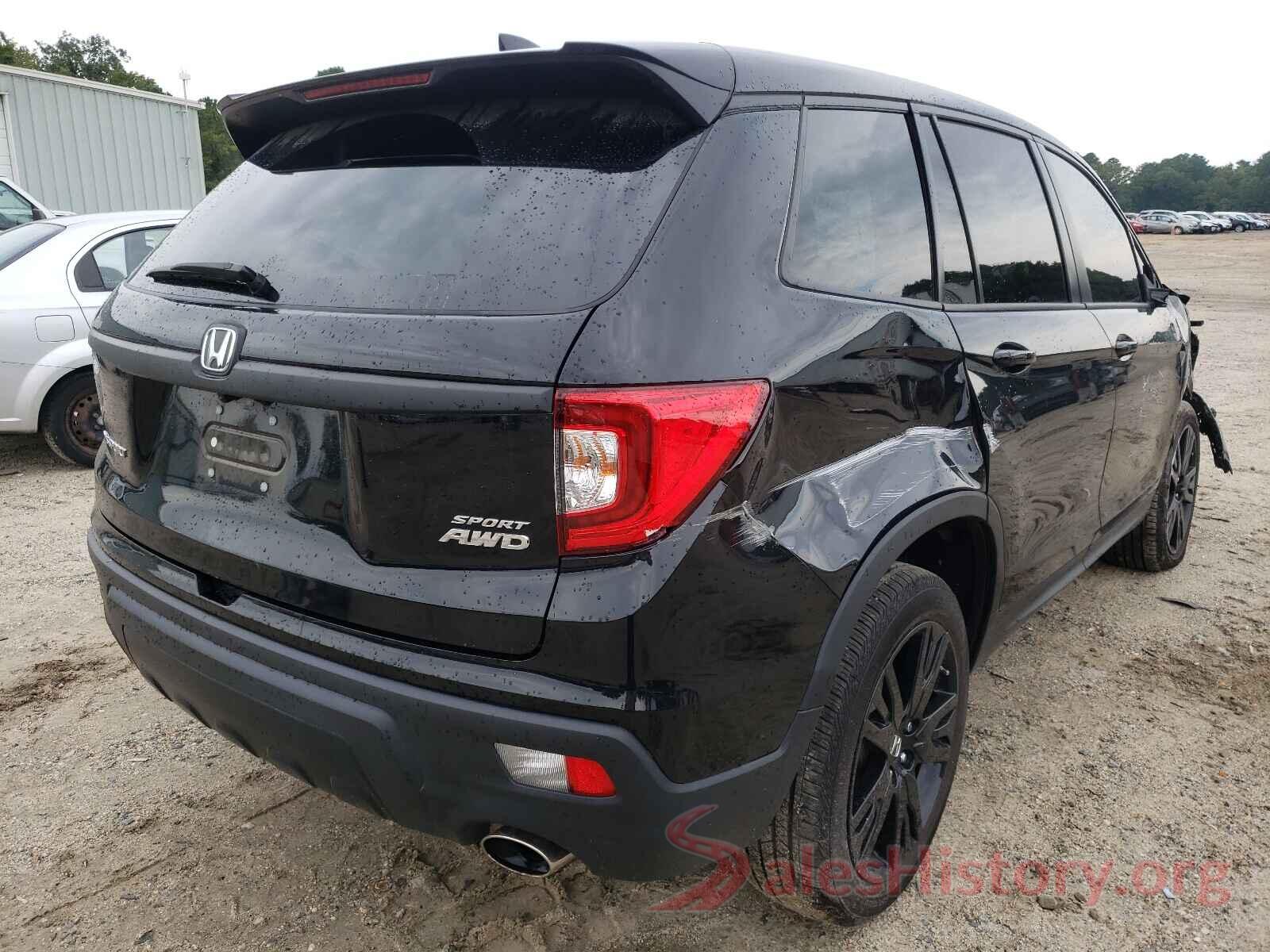 5FNYF8H26KB016570 2019 HONDA PASSPORT