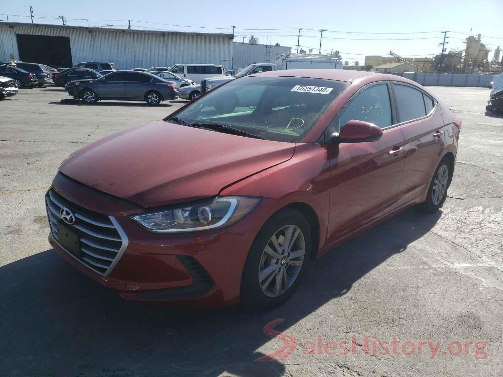 KMHD84LFXHU192206 2017 HYUNDAI ELANTRA