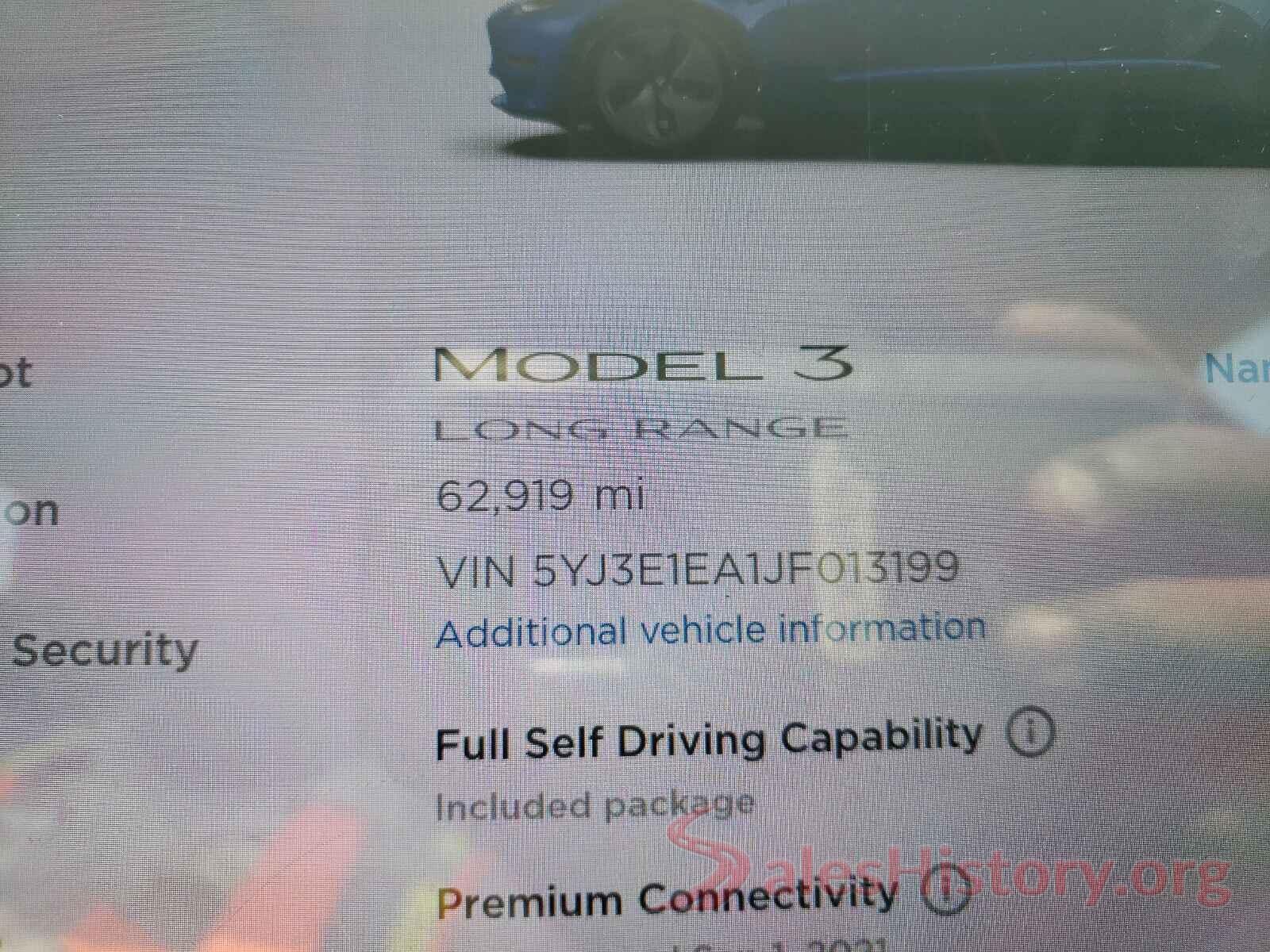 5YJ3E1EA1JF013199 2018 TESLA MODEL 3