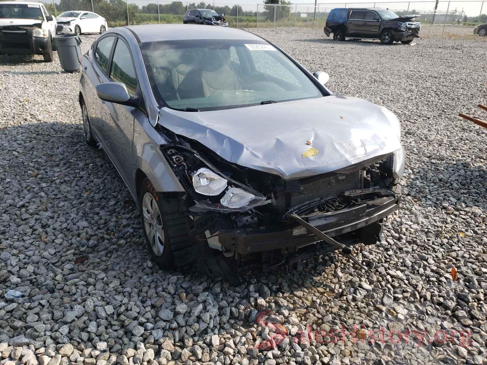 5NPDH4AE6GH691995 2016 HYUNDAI ELANTRA