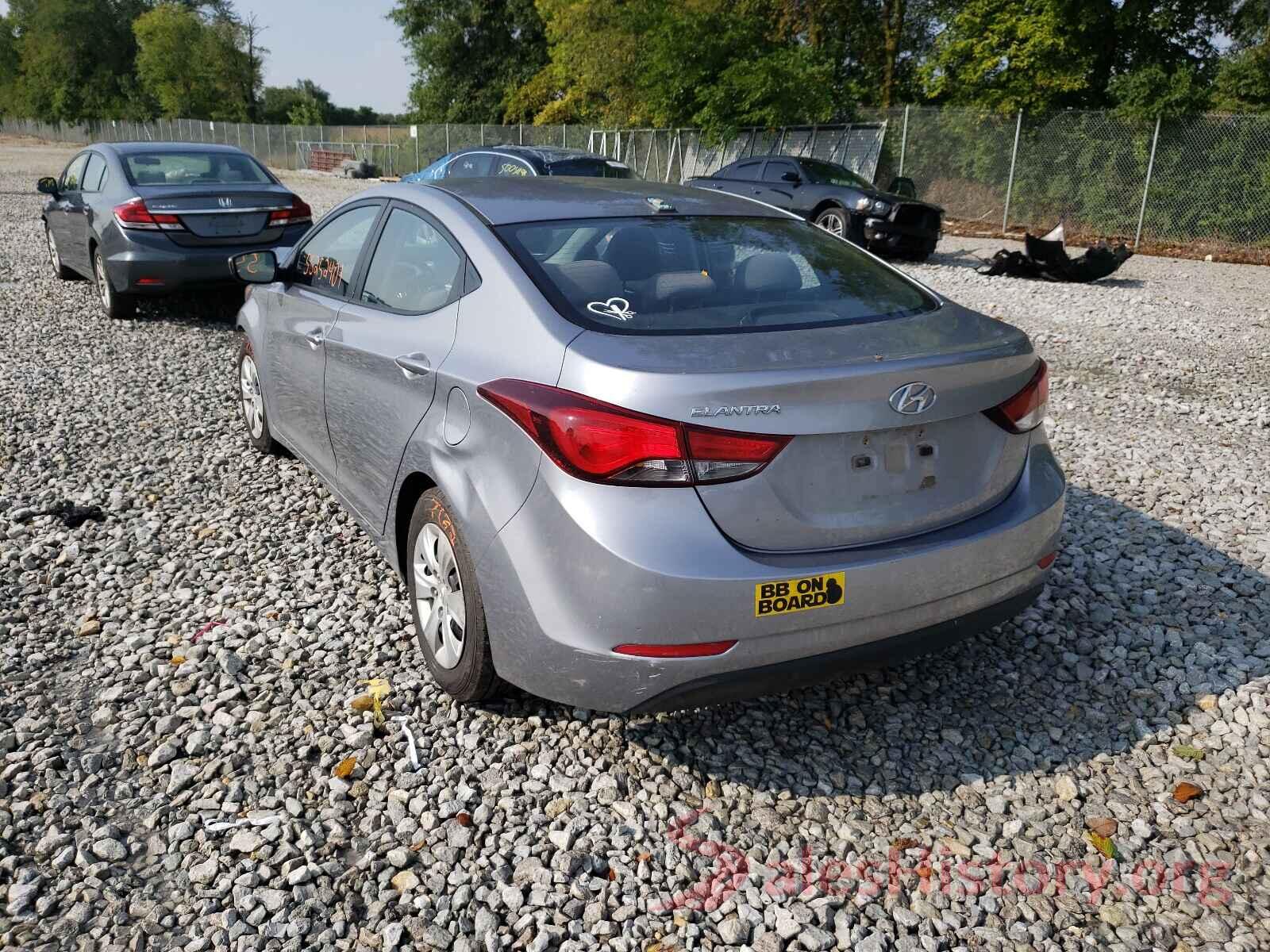 5NPDH4AE6GH691995 2016 HYUNDAI ELANTRA