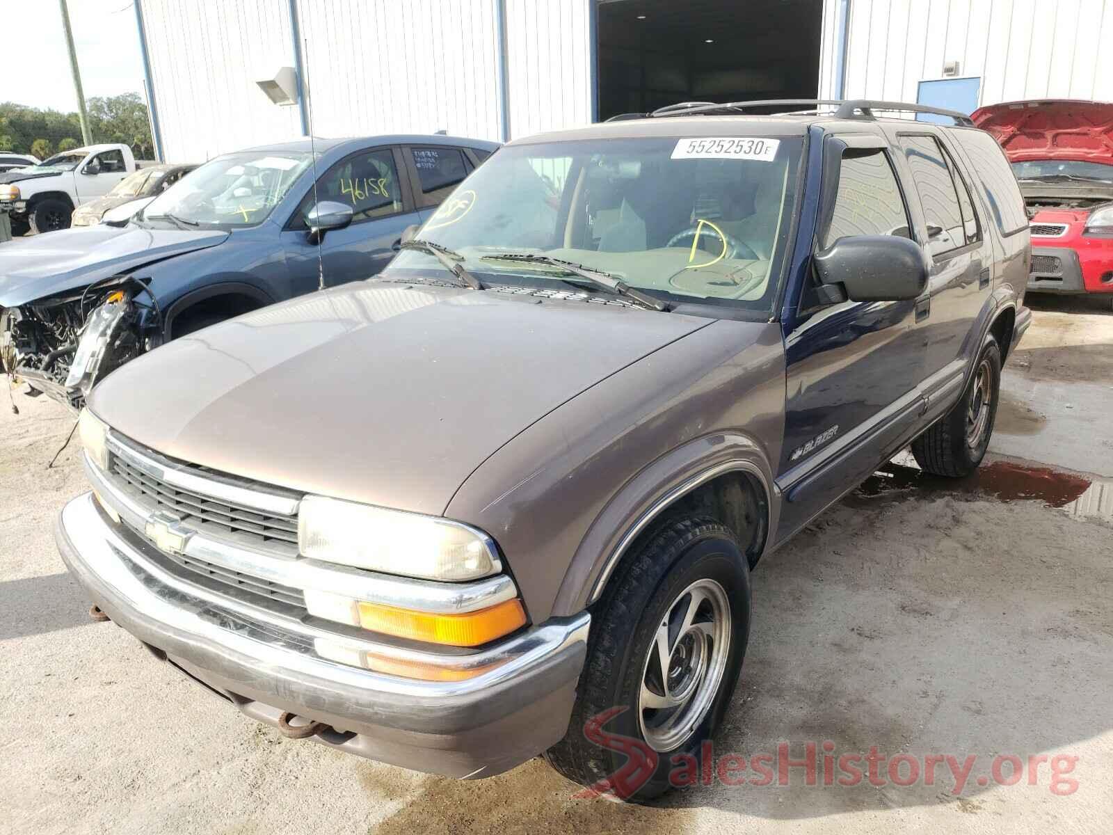 1GNDT13W0X2197580 1999 CHEVROLET BLAZER