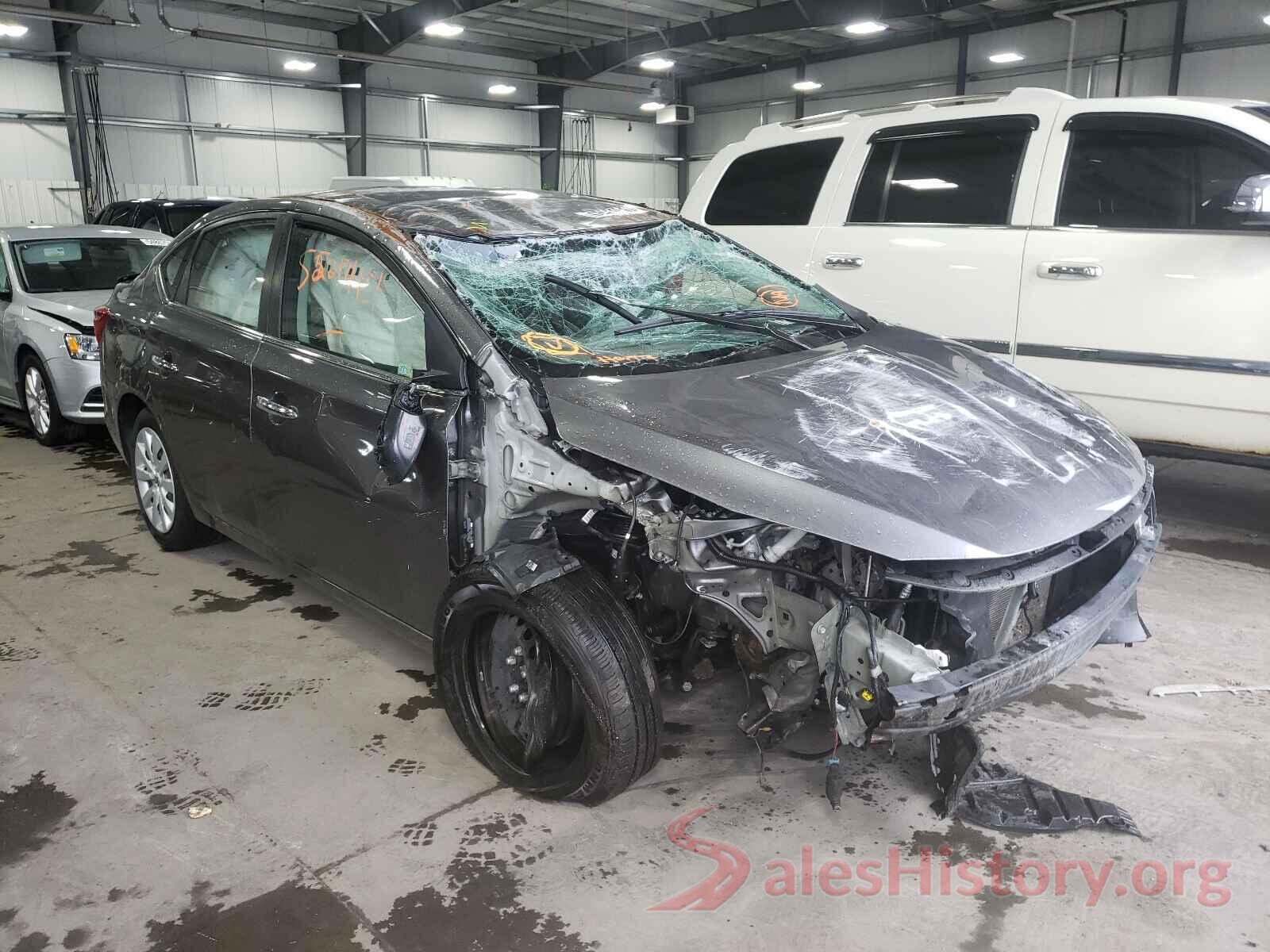 3N1AB7AP0KY338612 2019 NISSAN SENTRA