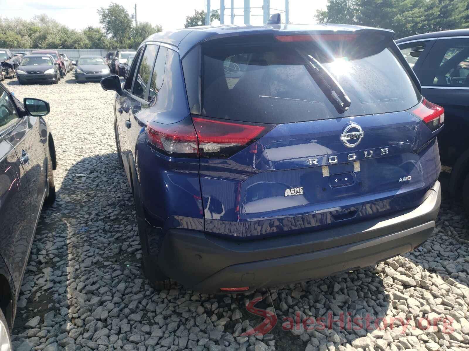 5N1AT3AB3MC691831 2021 NISSAN ROGUE