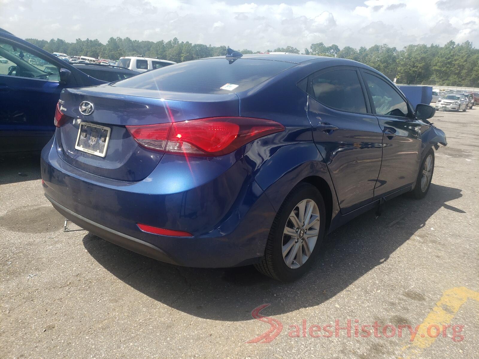 5NPDH4AE2GH775568 2016 HYUNDAI ELANTRA