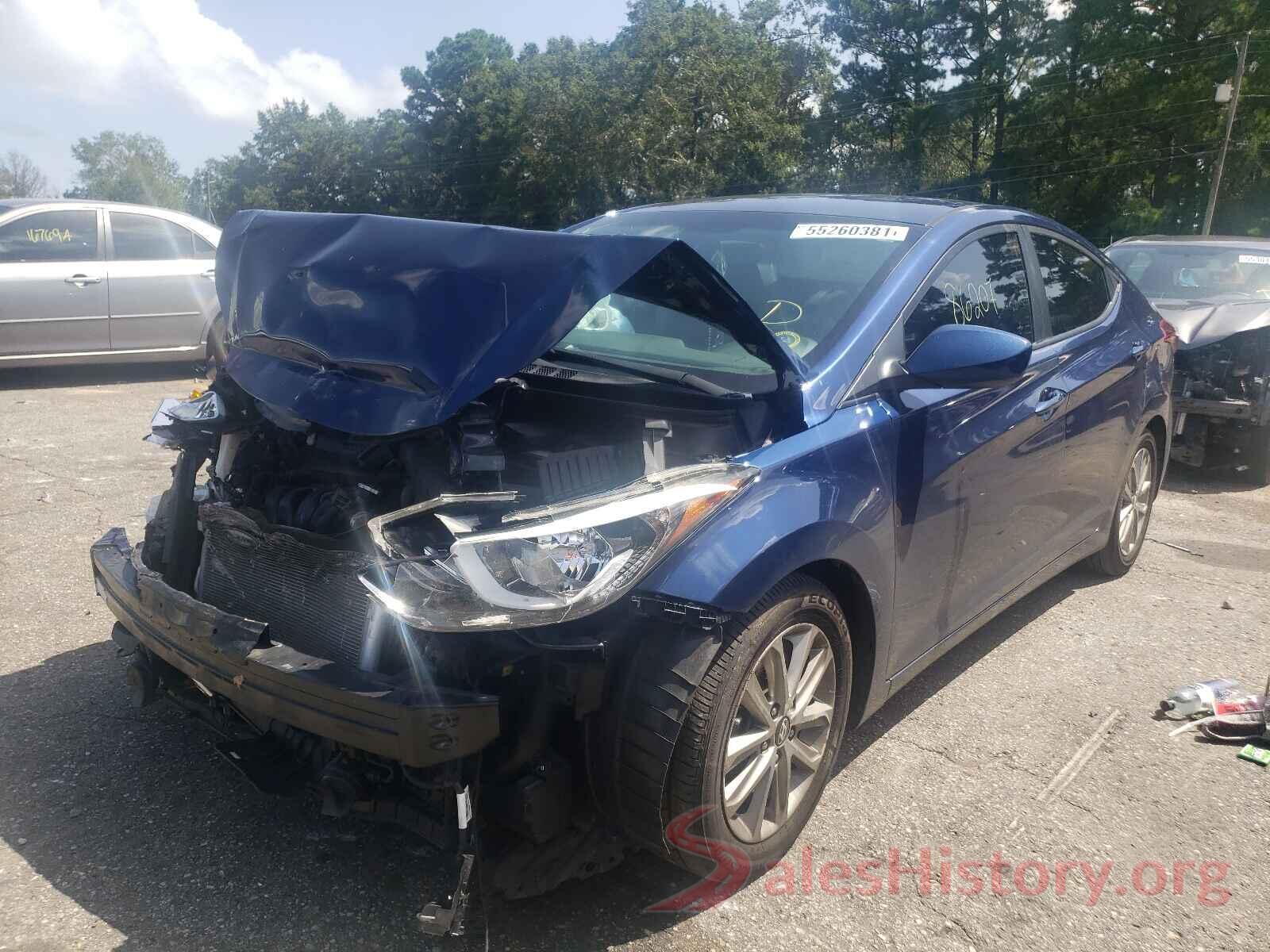 5NPDH4AE2GH775568 2016 HYUNDAI ELANTRA