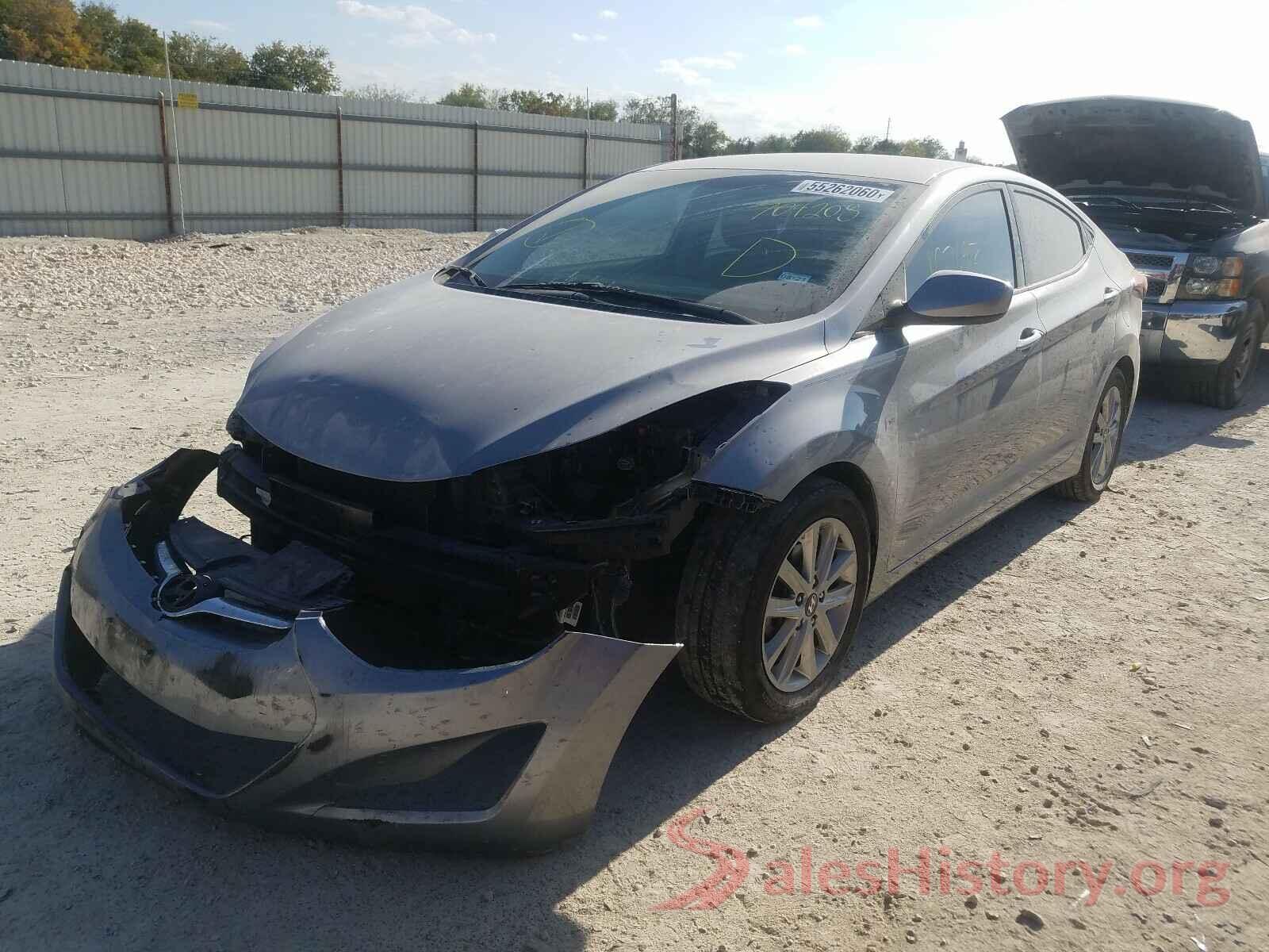 5NPDH4AE2GH704208 2016 HYUNDAI ELANTRA