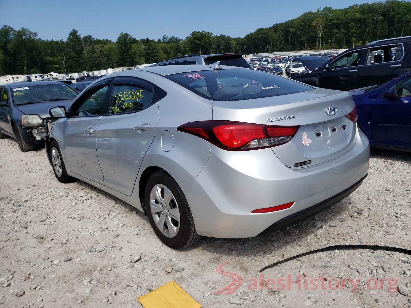 5NPDH4AE4GH740692 2016 HYUNDAI ELANTRA