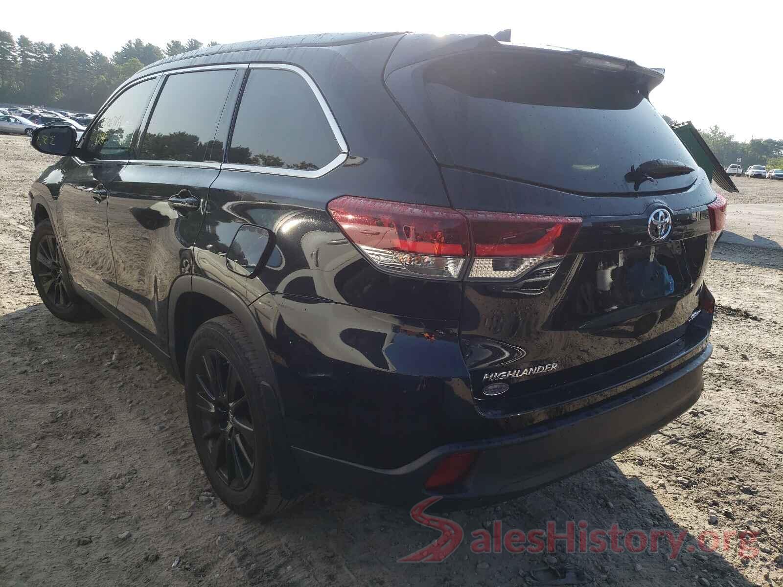 5TDJZRFHXKS607762 2019 TOYOTA HIGHLANDER