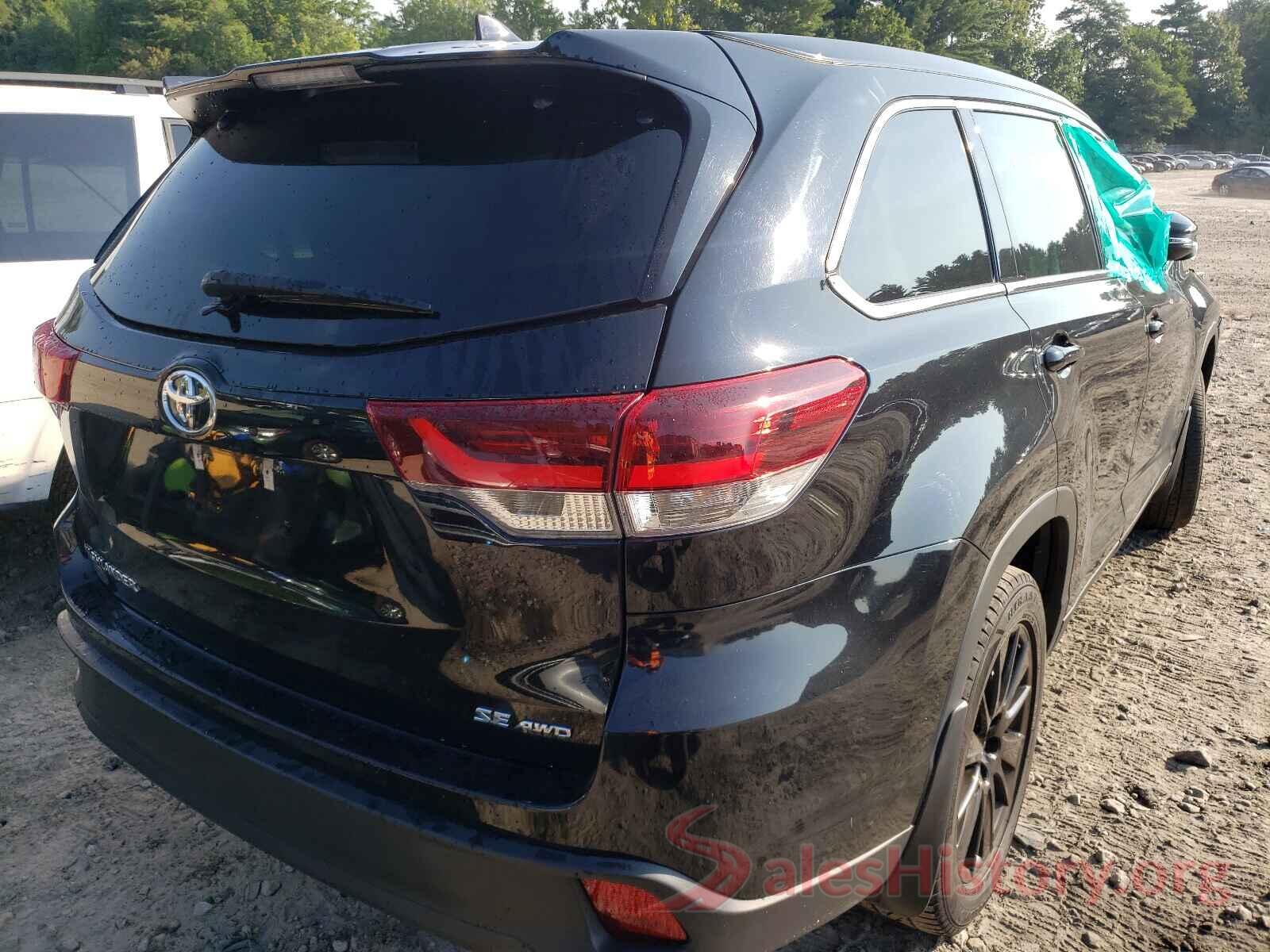 5TDJZRFHXKS607762 2019 TOYOTA HIGHLANDER