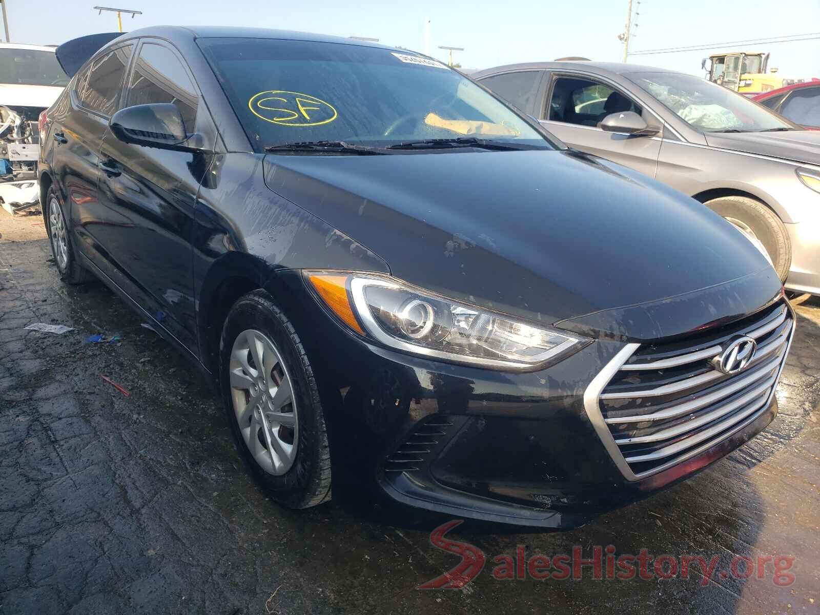 5NPD74LF7JH321493 2018 HYUNDAI ELANTRA