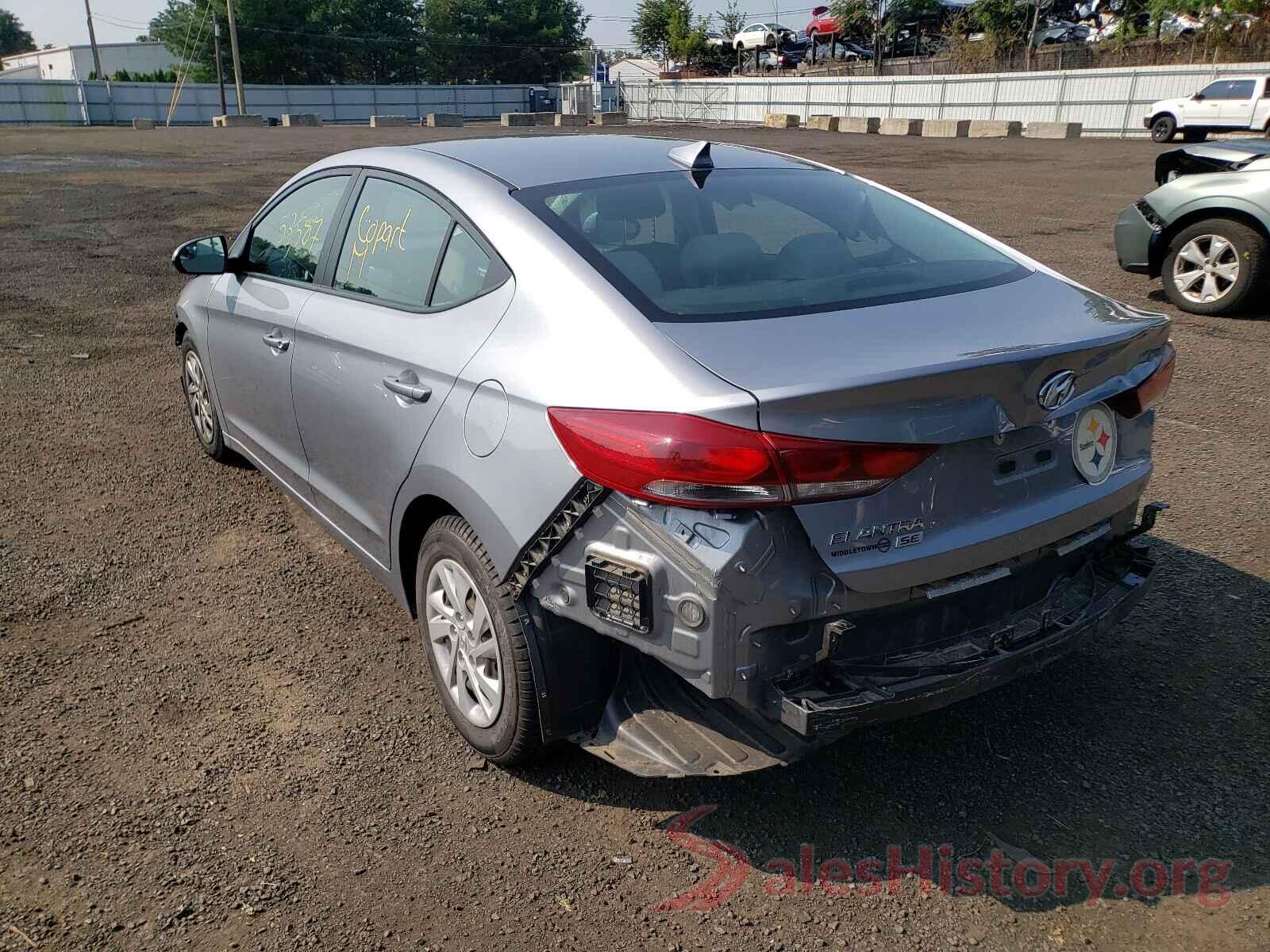 5NPD74LF7HH160041 2017 HYUNDAI ELANTRA