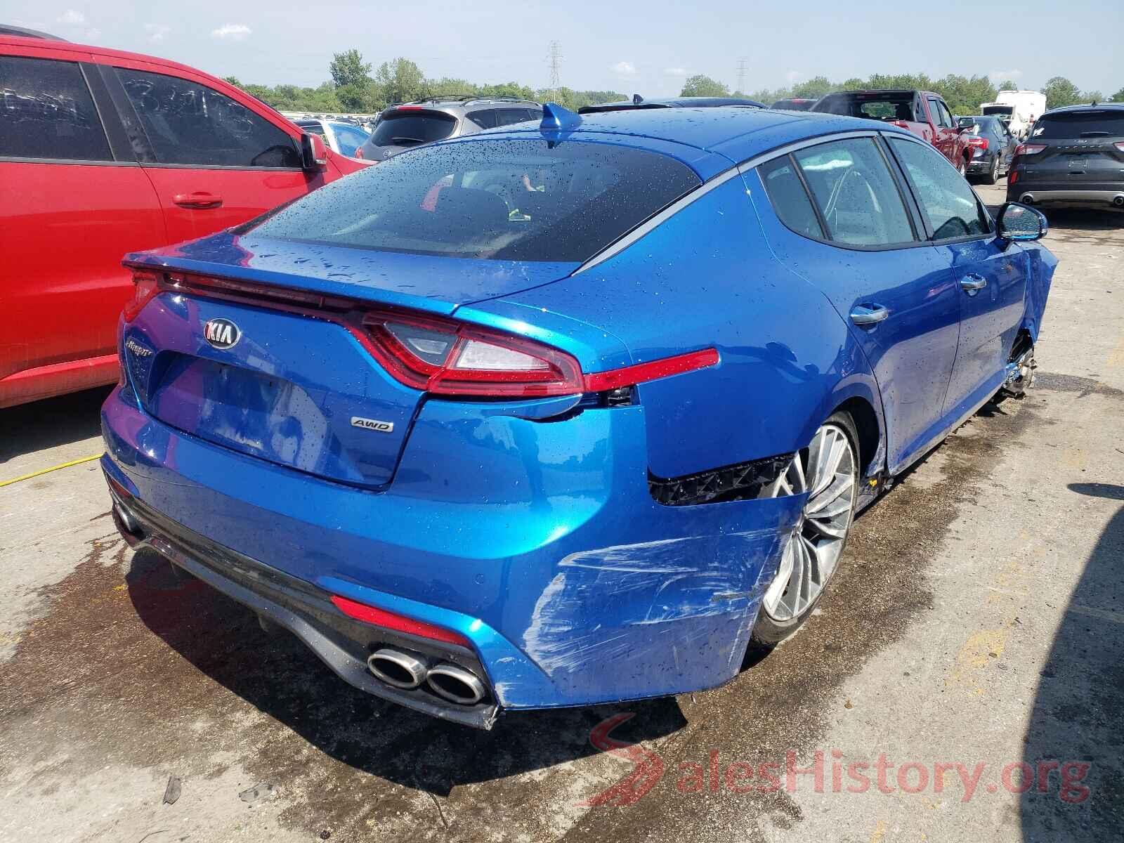 KNAE25LA3K6061969 2019 KIA STINGER