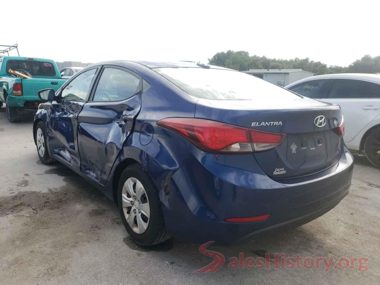 5NPDH4AE1GH737233 2016 HYUNDAI ELANTRA