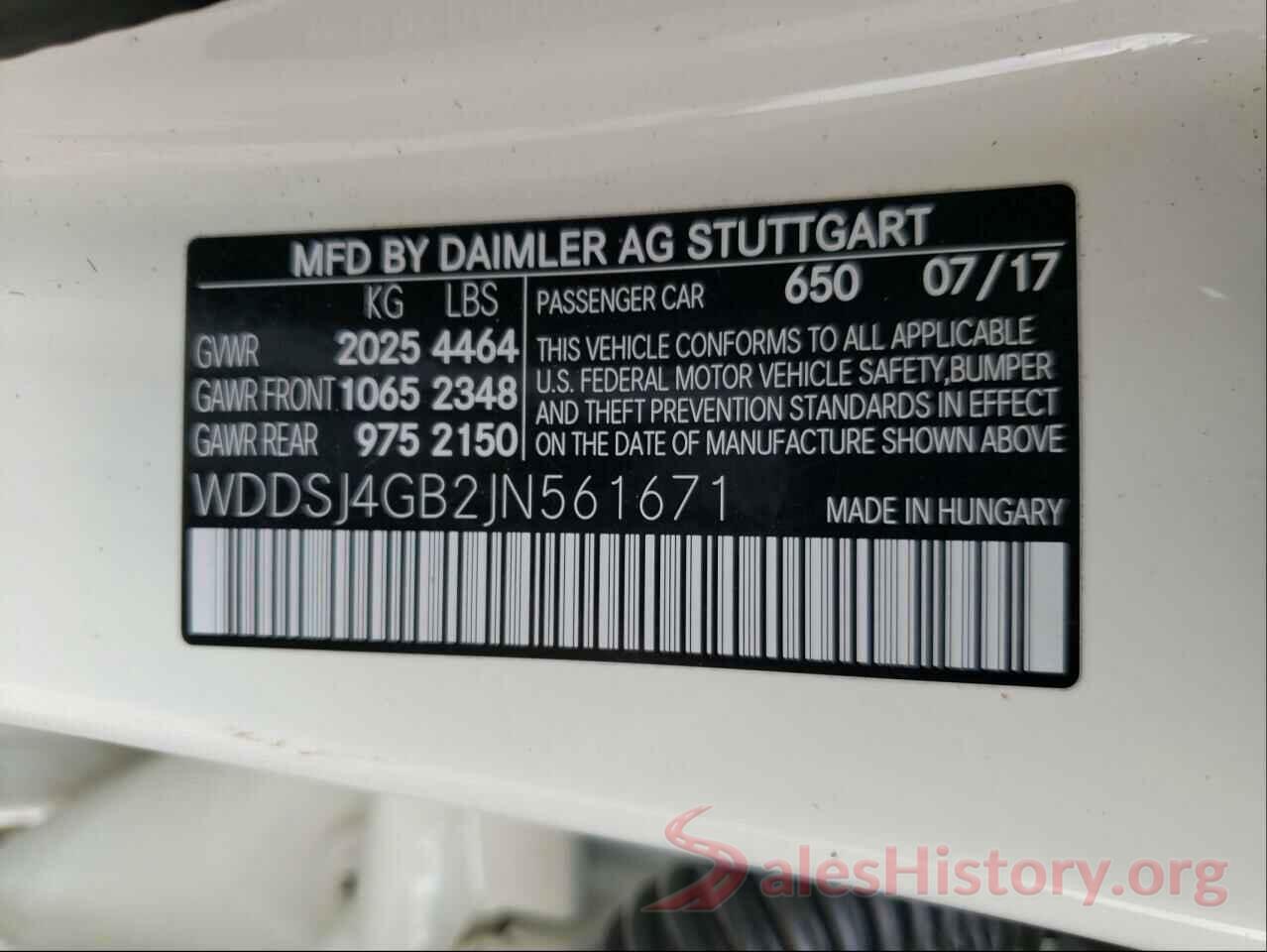 WDDSJ4GB2JN561671 2018 MERCEDES-BENZ CLA-CLASS