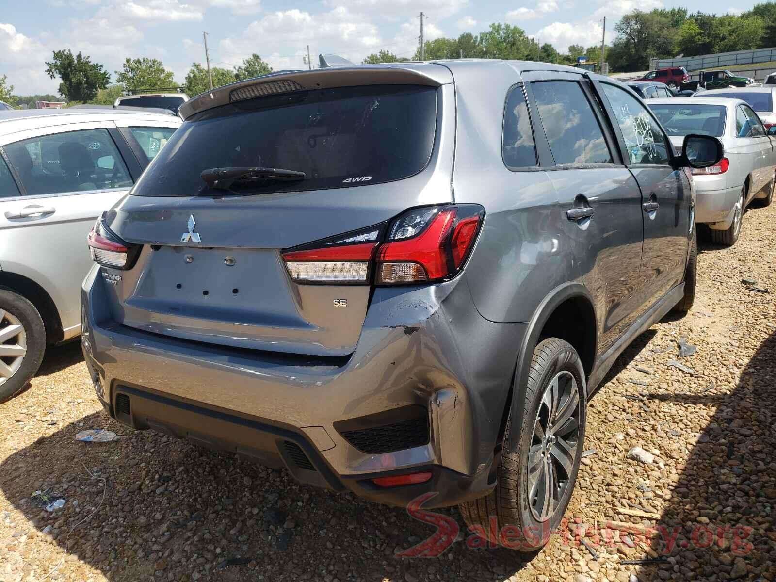 JA4ARUAU7MU023562 2021 MITSUBISHI OUTLANDER