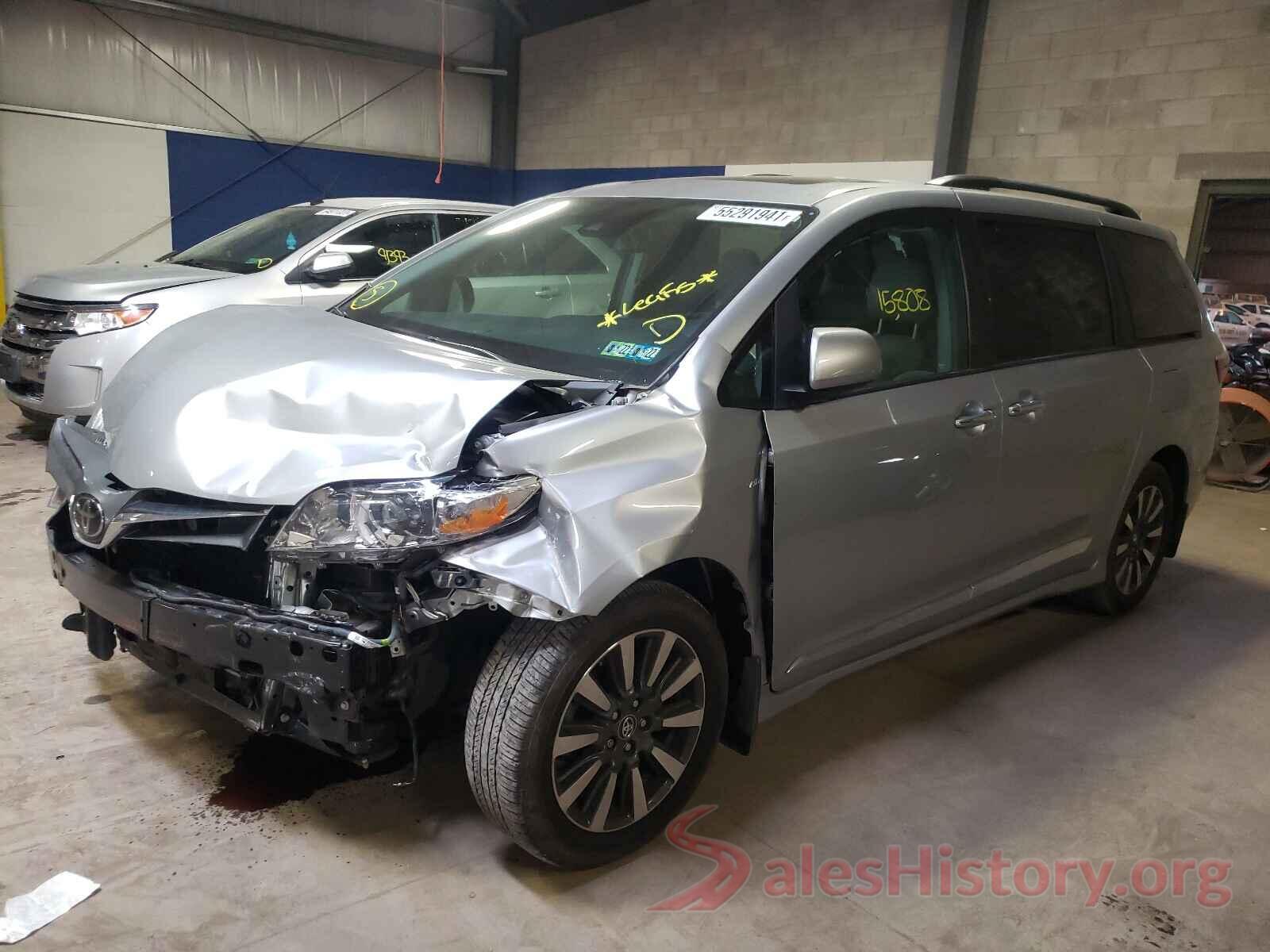 5TDDZ3DC8JS203312 2018 TOYOTA SIENNA