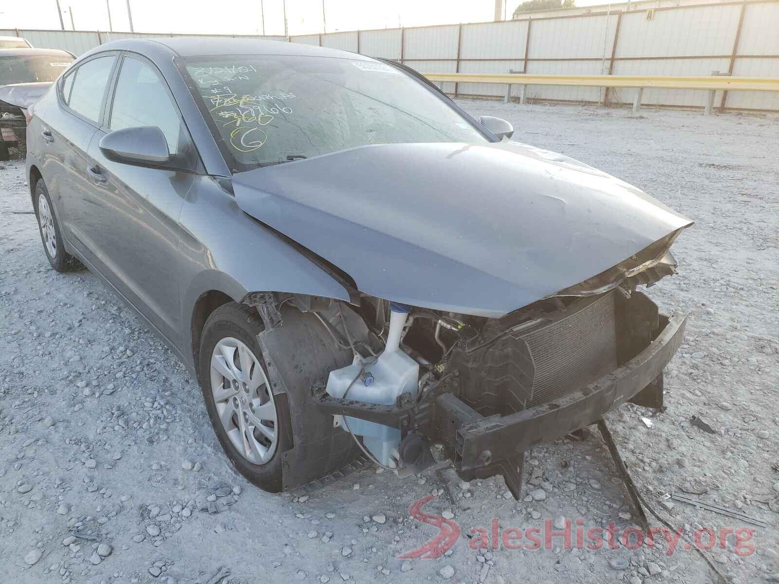 KMHD74LF1HU113461 2017 HYUNDAI ELANTRA