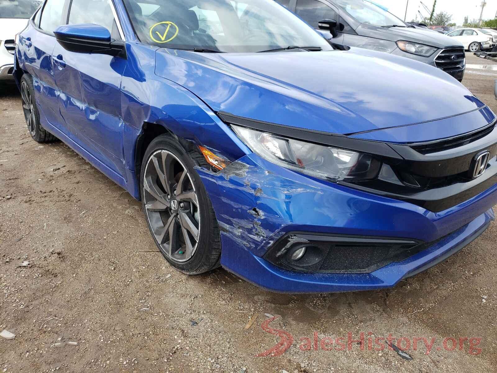 2HGFC2F84KH586549 2019 HONDA CIVIC