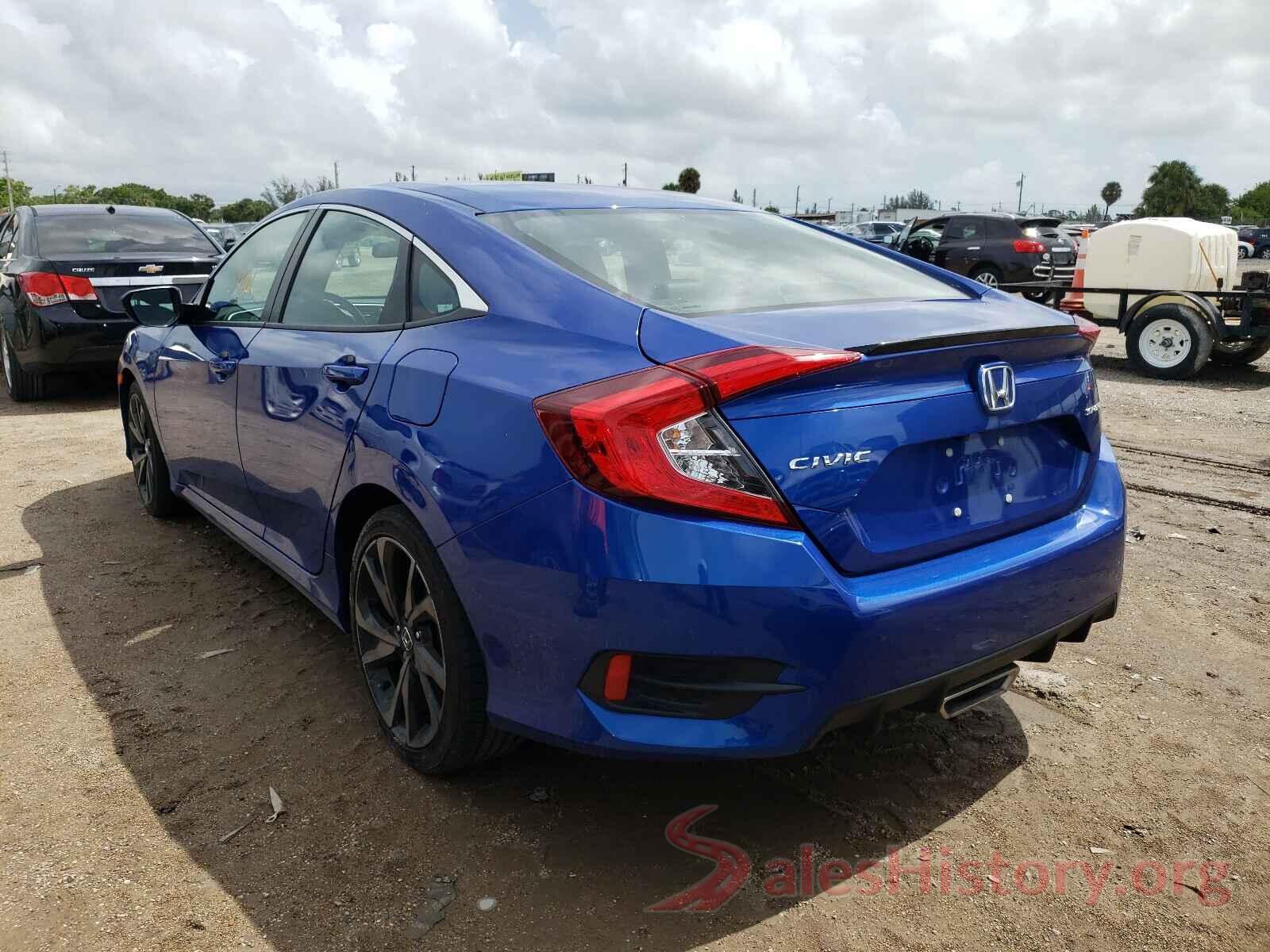 2HGFC2F84KH586549 2019 HONDA CIVIC