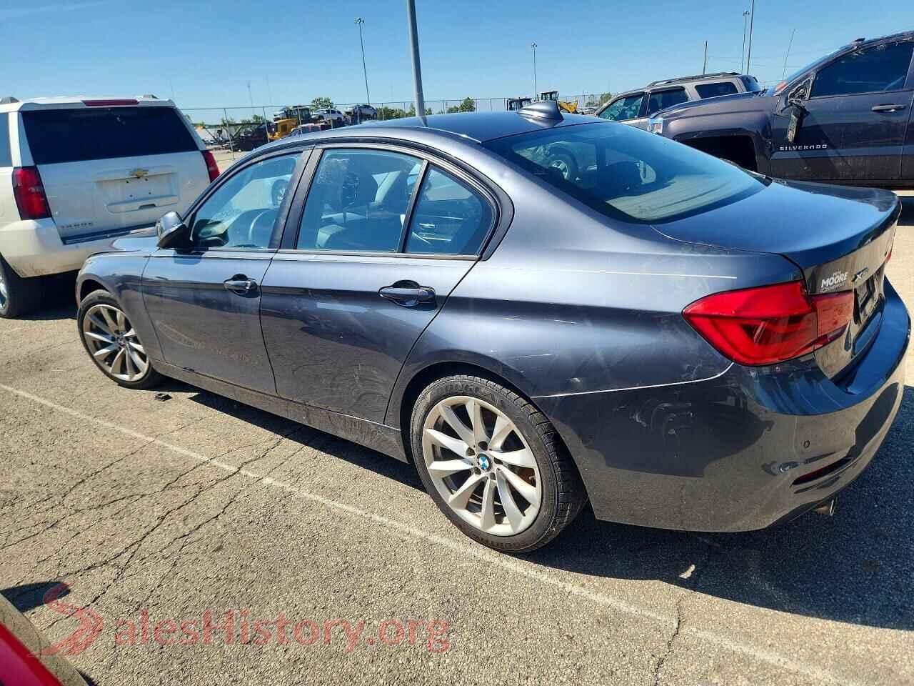 2018 BMW 3 SERIES VIN WBA8A3C59JA492268, front view