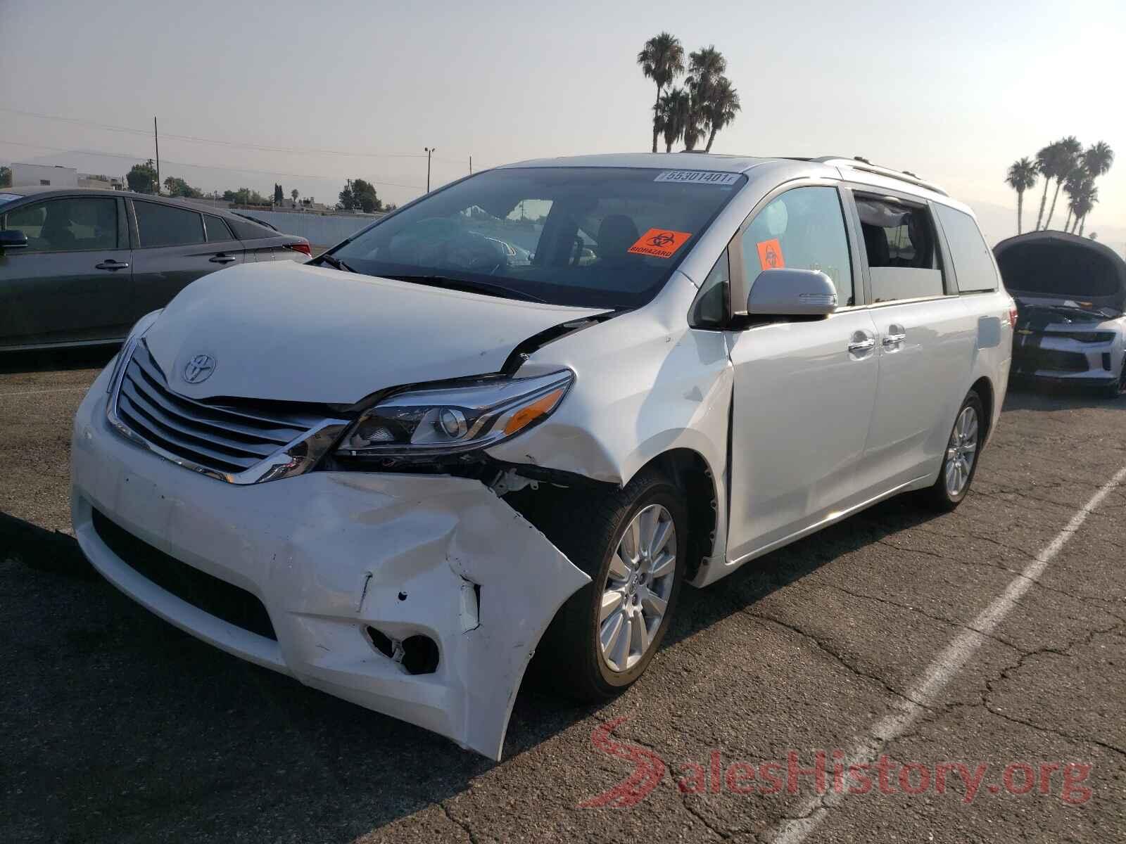 5TDYZ3DC3HS833301 2017 TOYOTA SIENNA